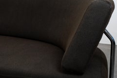 Francesco Binfaré Shark Sofa in Metal and Dark Brown Fabric by Edra Italy