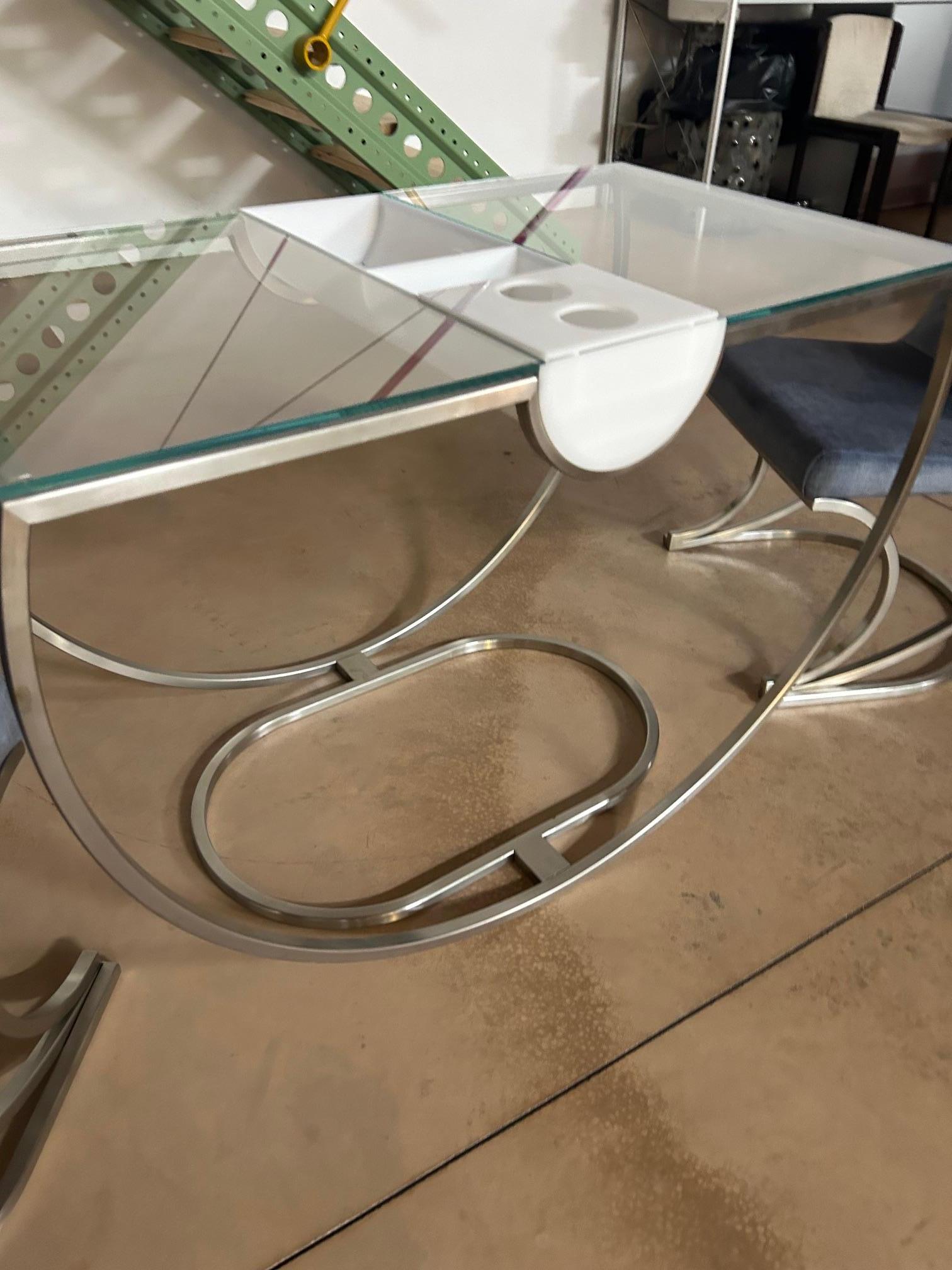 Francesco Bocola dining table for a couple - 1970 For Sale 2