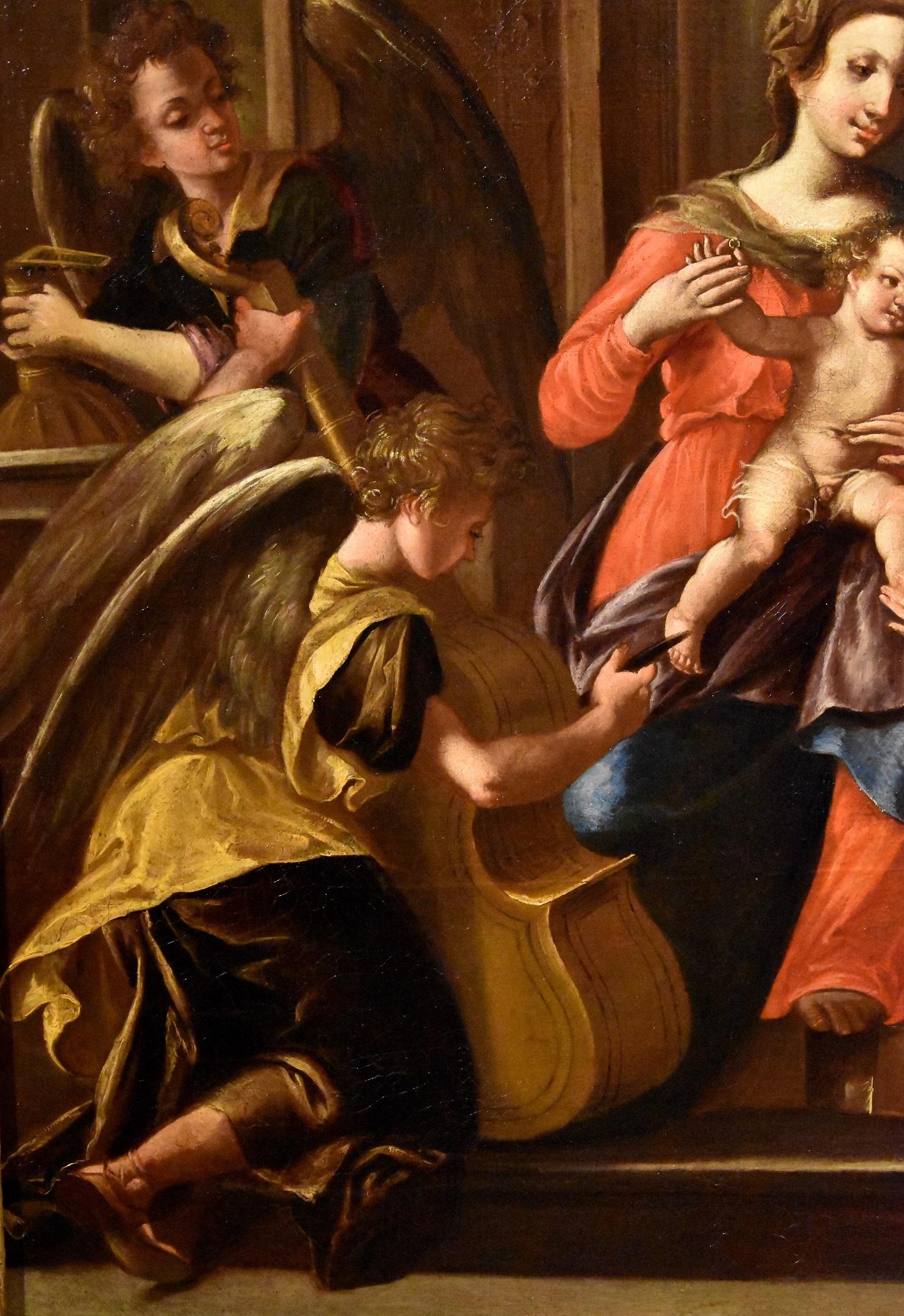 Mariage Mystique Catherine Brizio, Gemälde Öl auf Leinwand, Alter Meister, 17. Jahrhundert  im Angebot 3