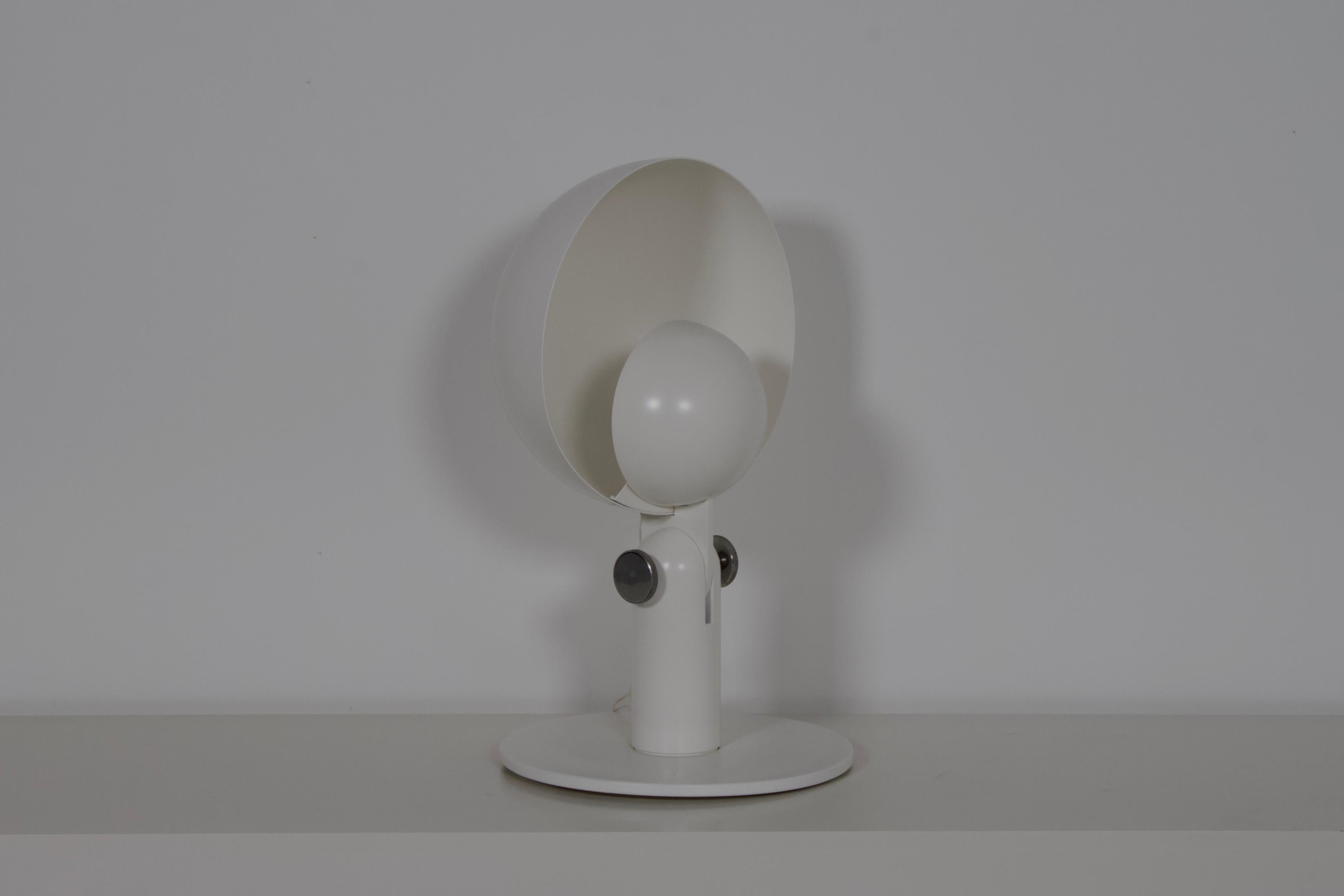 Space Age Francesco Buzzi ‘Cuffia’ Table Lamp by Bieffeplast, 1969 For Sale