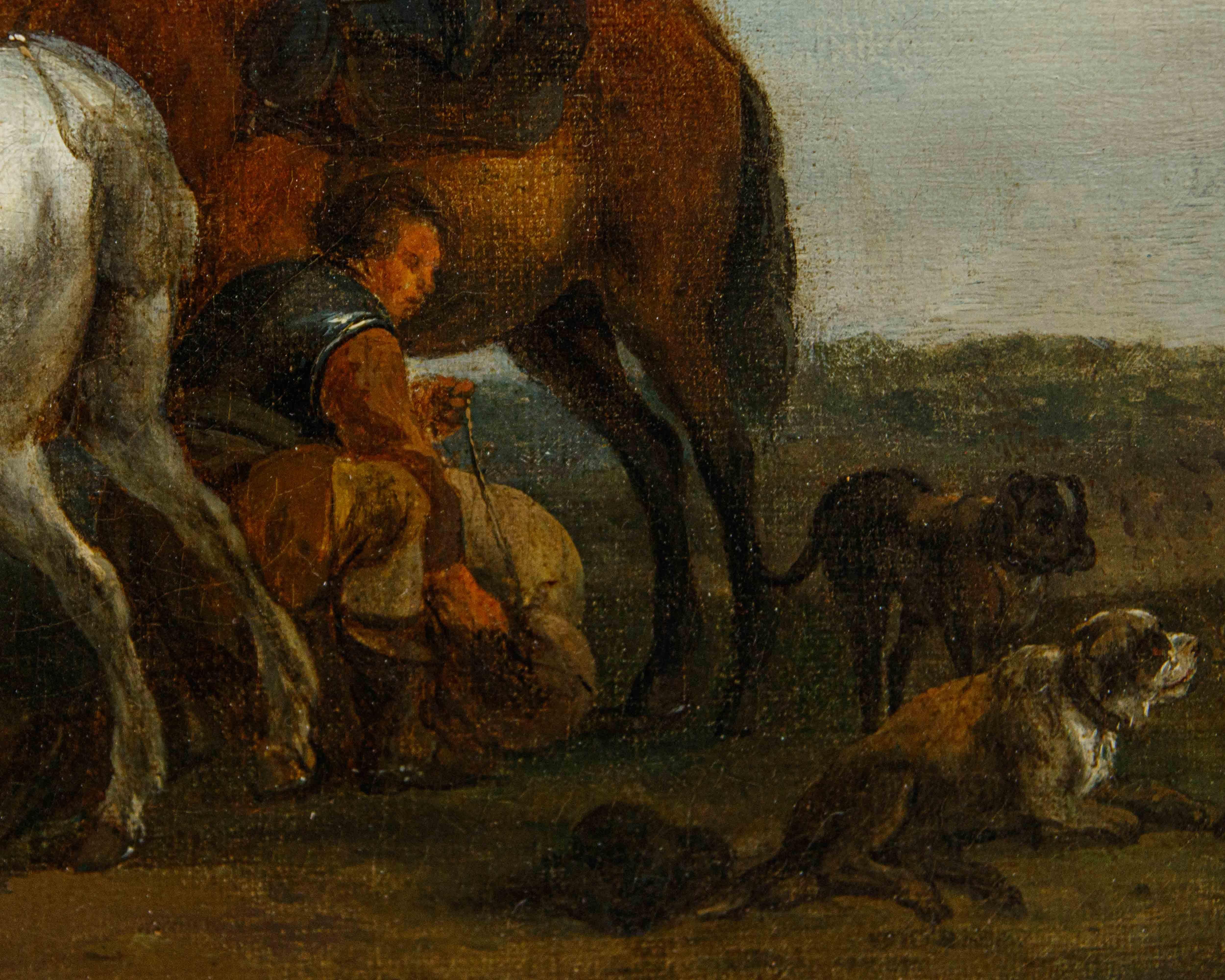 Francesco Casanova (London 1732/33- Vorderbruh, Wien 1803), Reiterstopp im Angebot 4