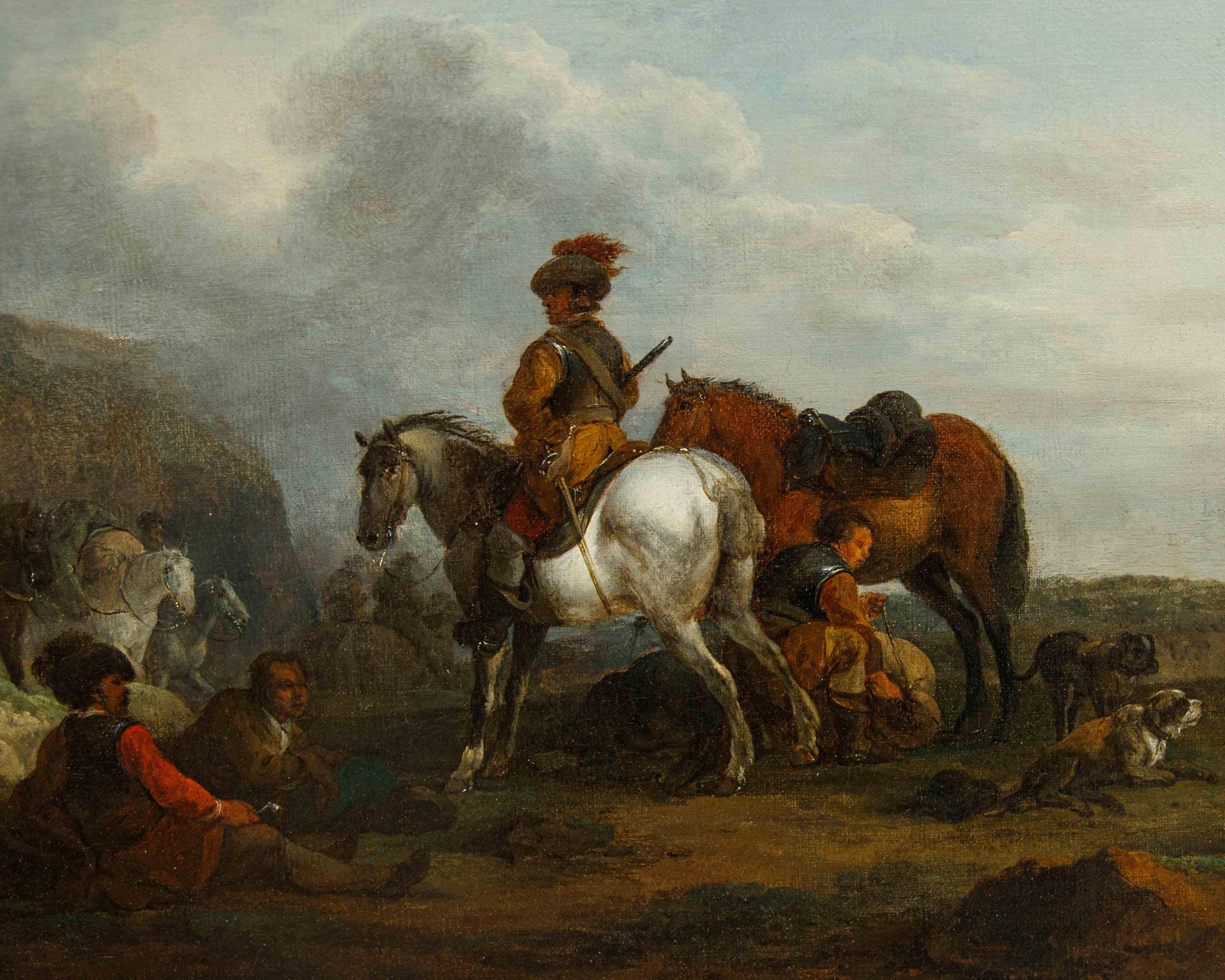 Francesco Casanova (London 1732/33- Vorderbruh, Wien 1803), Reiterstopp im Angebot 6
