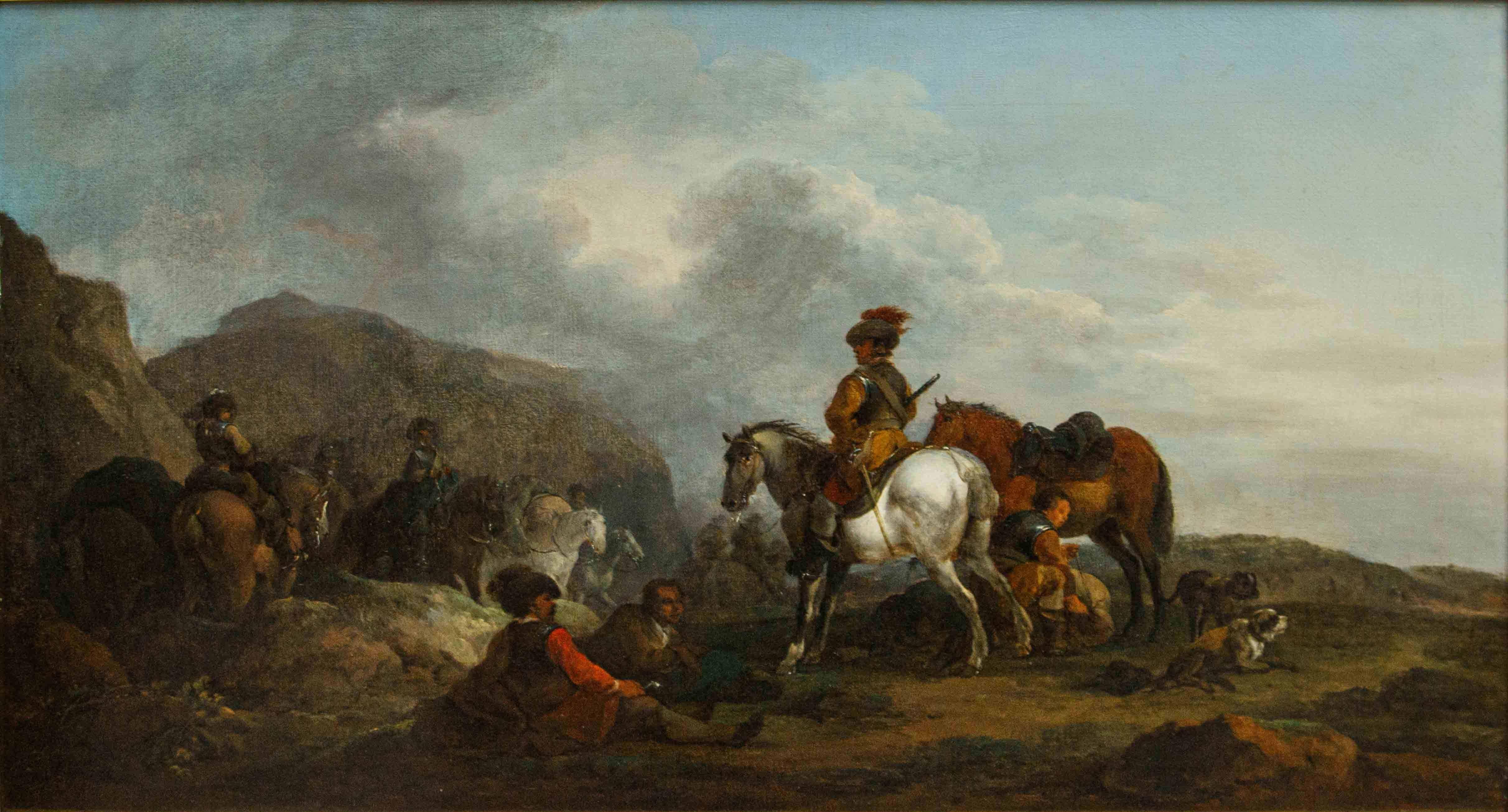 Francesco Casanova (London 1732/33- Vorderbruh, Wien 1803), Reiterstopp im Angebot 8