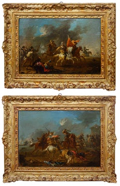 Francesco Casanova, scènes de combat