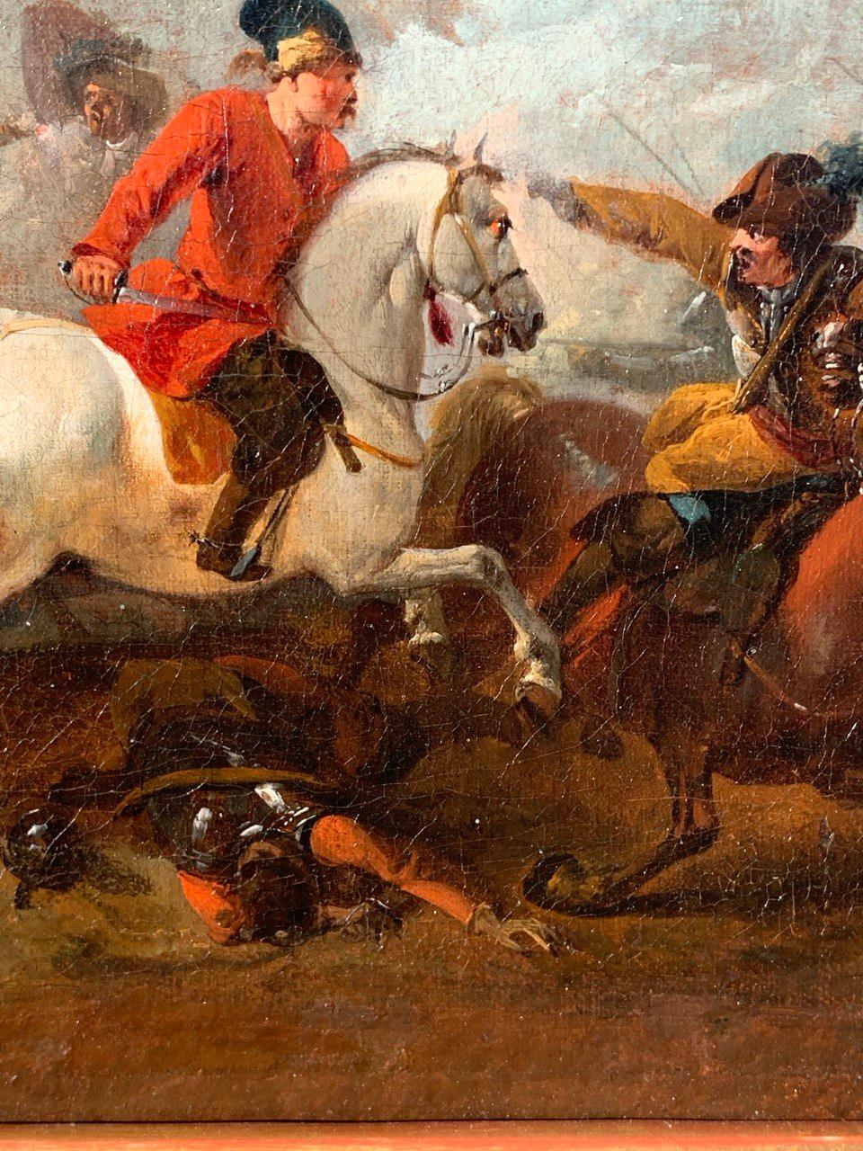 Francesco Casanova (peintre vénitien) - Paysage du XVIIIe siècle - Scène de bataille en vente 9