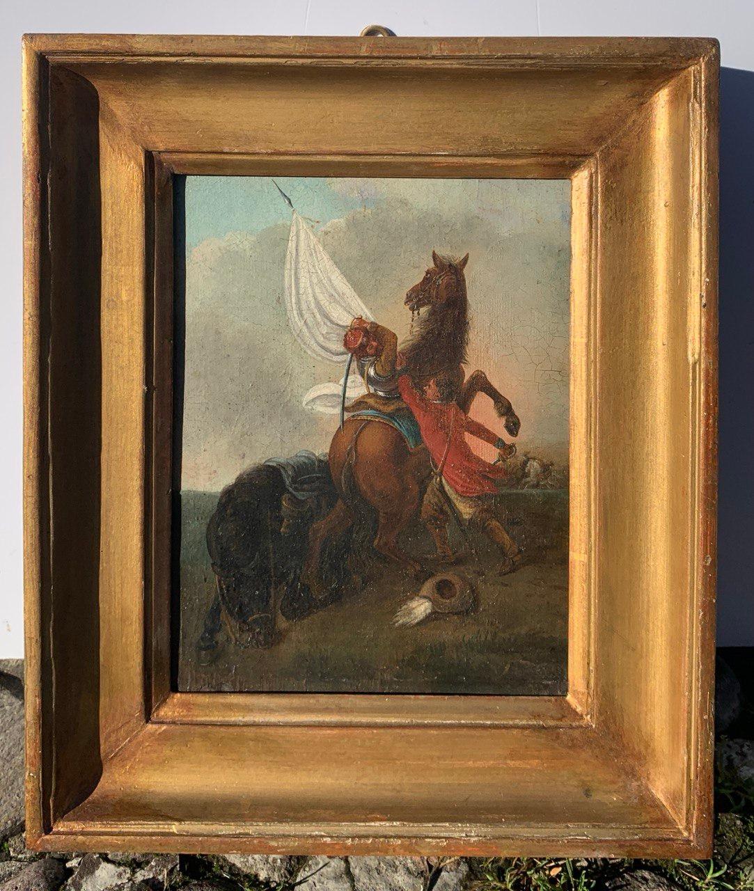 Francesco Casanova (venezianischer Maler) - Landschaft des 18. Jahrhunderts - Schlachtszene im Angebot 2