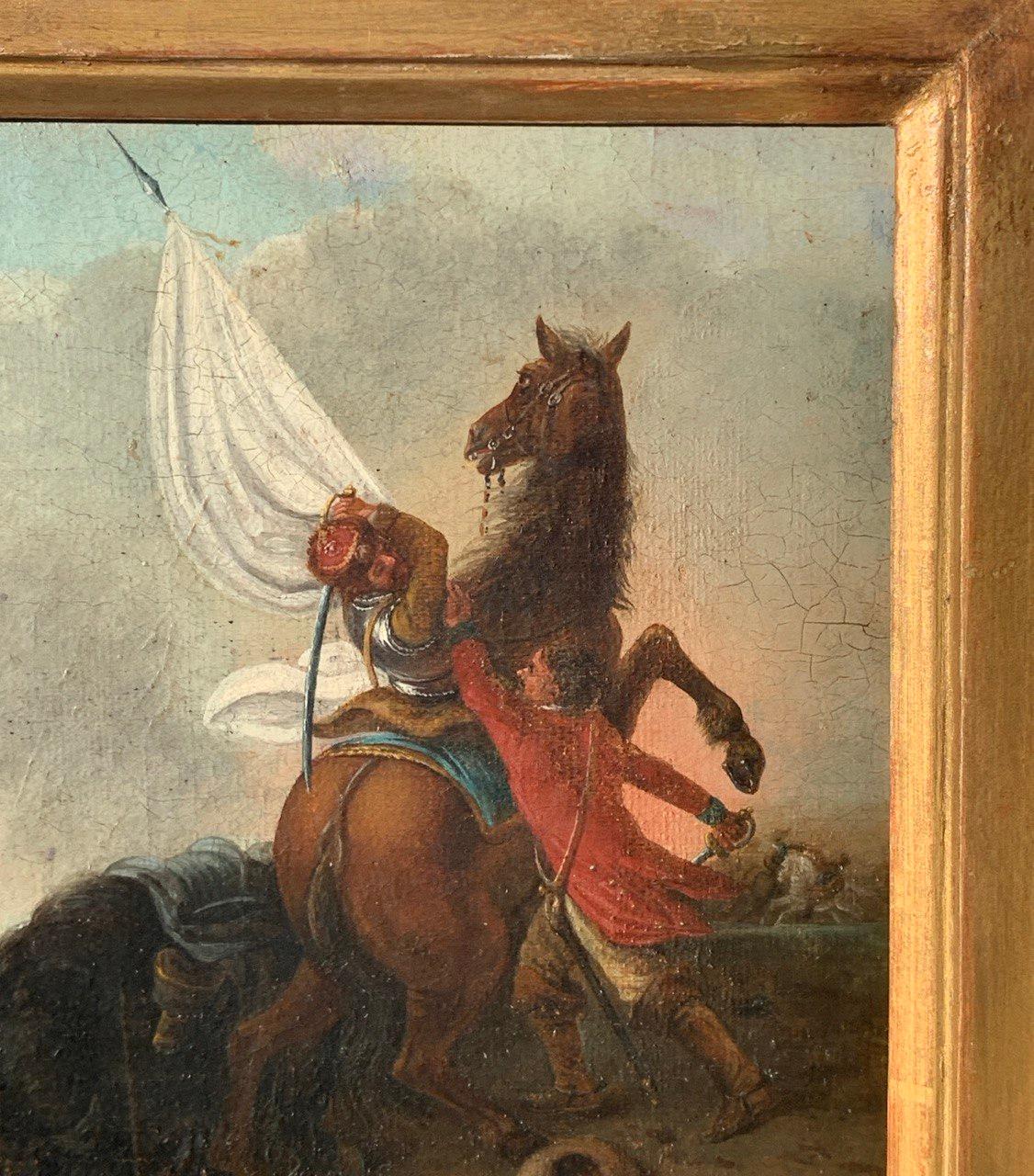 Francesco Casanova (venezianischer Maler) - Landschaft des 18. Jahrhunderts - Schlachtszene im Angebot 4