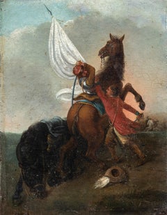 Francesco Casanova (venezianischer Maler) - Landschaft des 18. Jahrhunderts - Schlachtszene