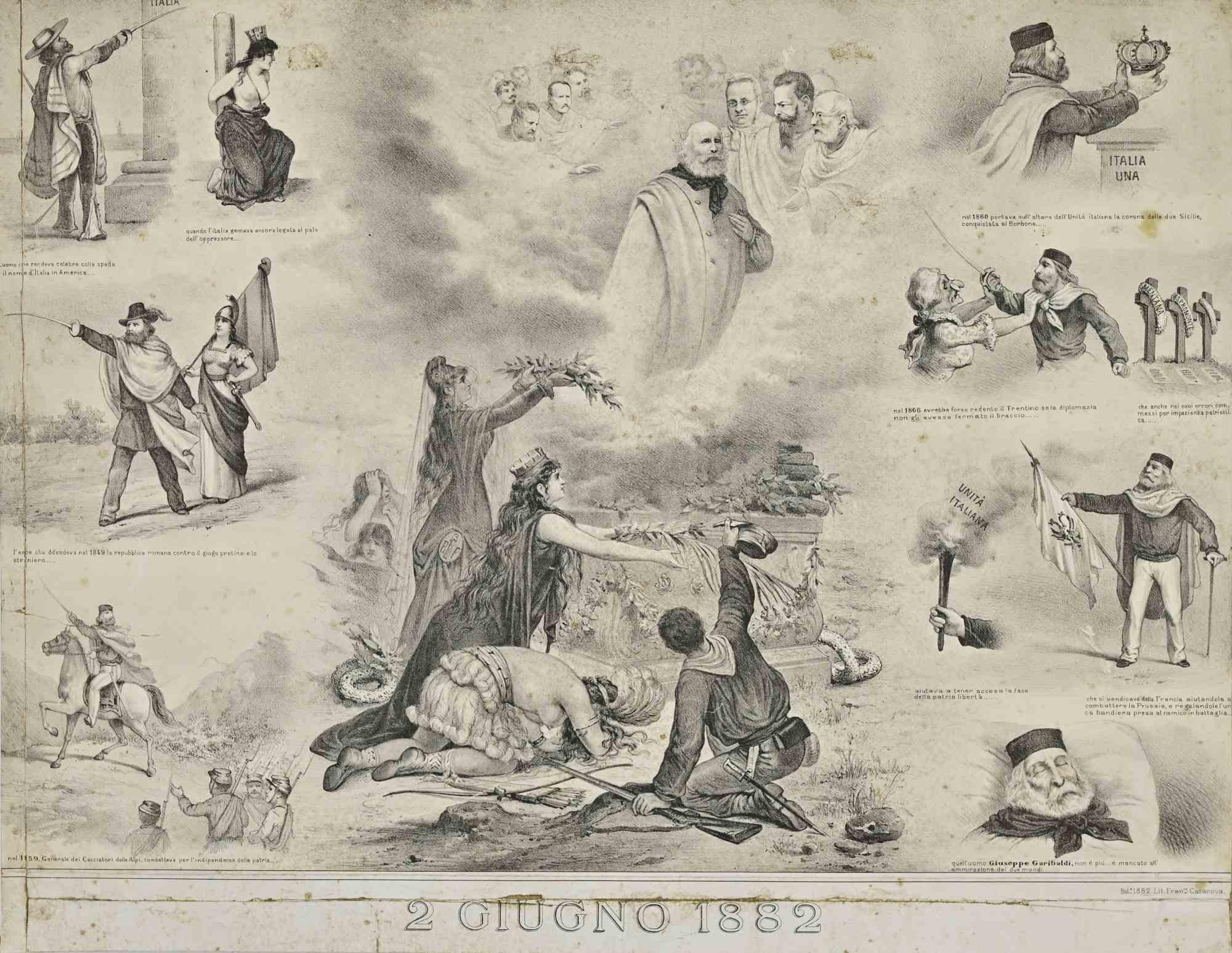 Italy One is an artwork realized in 1882 by the artist Francesco Casanova.

Lithograph on cardboard. Signed on plate in the right margin. 

The artwork is depicted skillfully through soft strokes in a well-balanced composition. 

Francesco