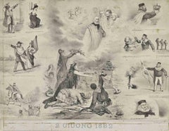 Italy One - Lithograph by Francesco Casanova - 1882