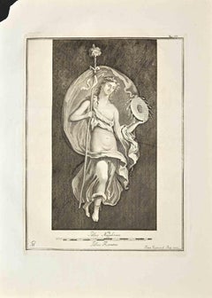 Ancient Roman Goddess - Etching F. Cepparoli  - 18th Century
