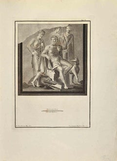 Gaius Marius Roman General - Etching by Francesco Cepparoli - 18th Century