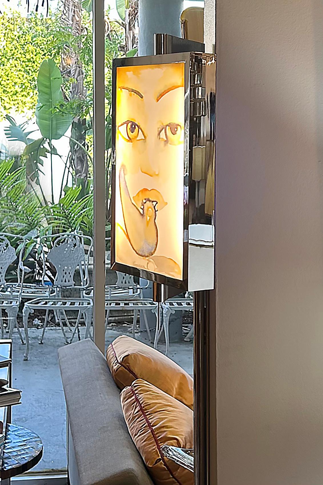italien Prototype d'applique lumineuse de Francesco Clemente Flos, Italie en vente