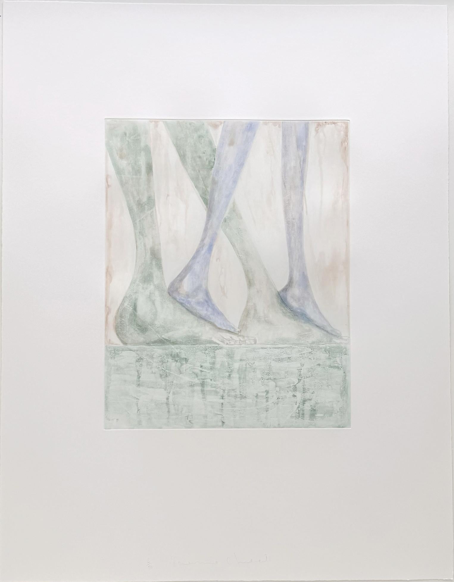 After a Poem (Original Etching that includes a personalized note by kd lang) For Sale 4