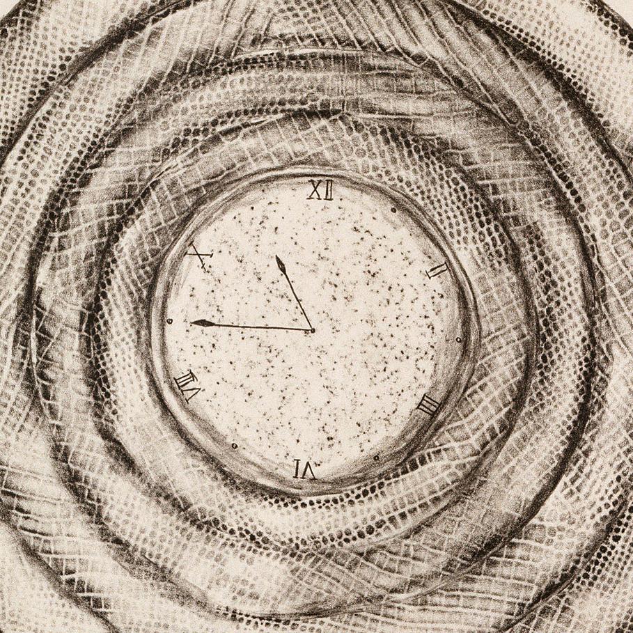 Clemente Untitled B: surreal mythical landscape, voyage with ocean, Venus, snake 2