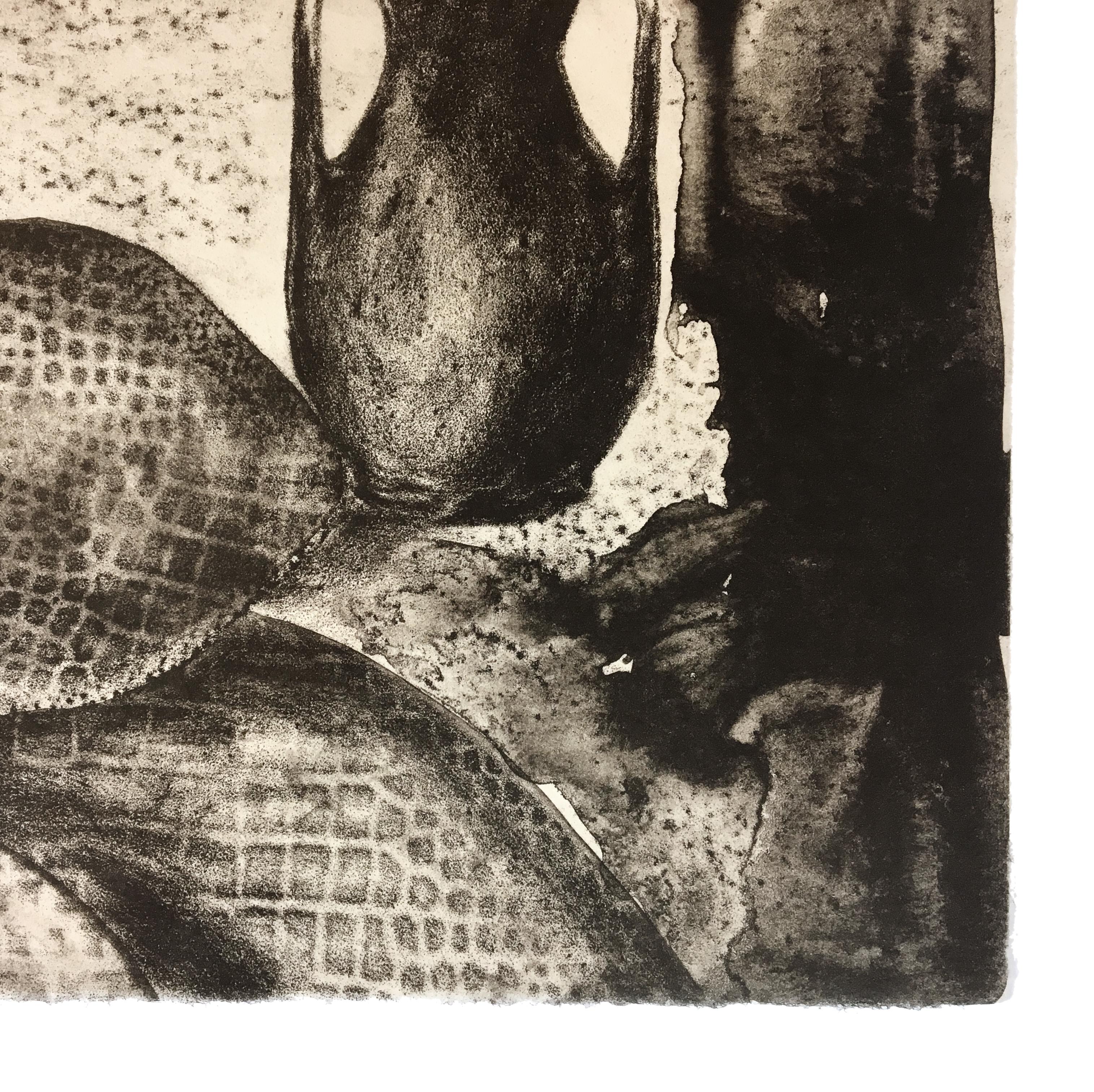 Clemente Untitled B: surreal mythical landscape, voyage with ocean, Venus, snake For Sale 3