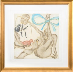 Francesco Clemente "Amarillo, rojo o azul" Aguatinta