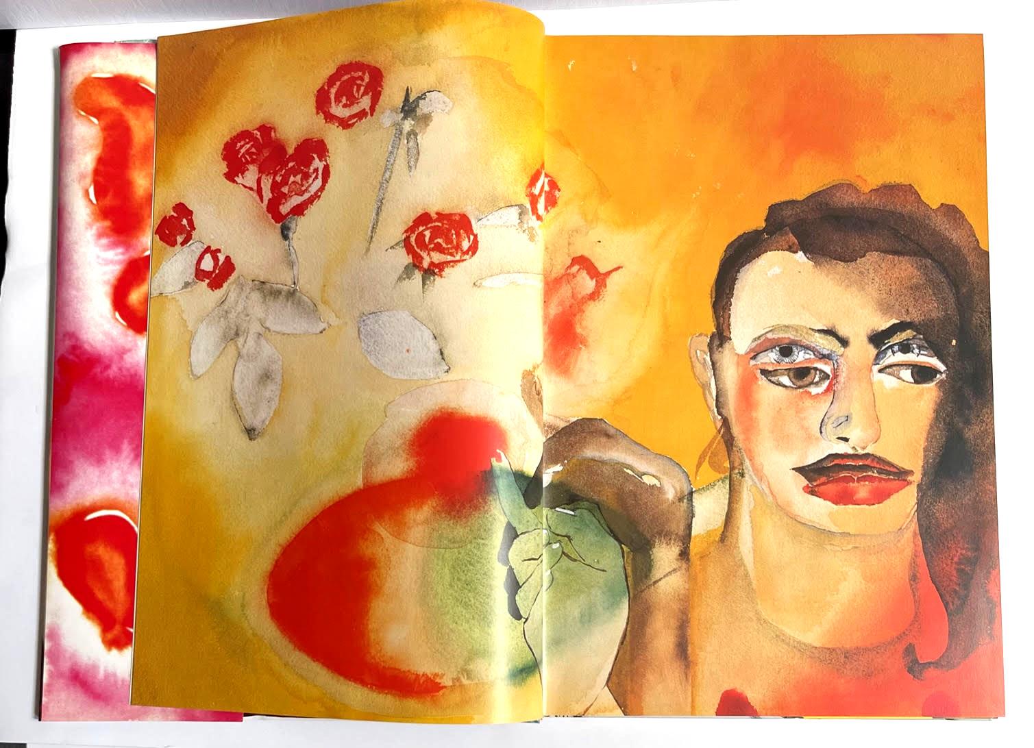 Hardback monograph: Life is Paradise (Hand signed by Francesco Clemente) For Sale 8