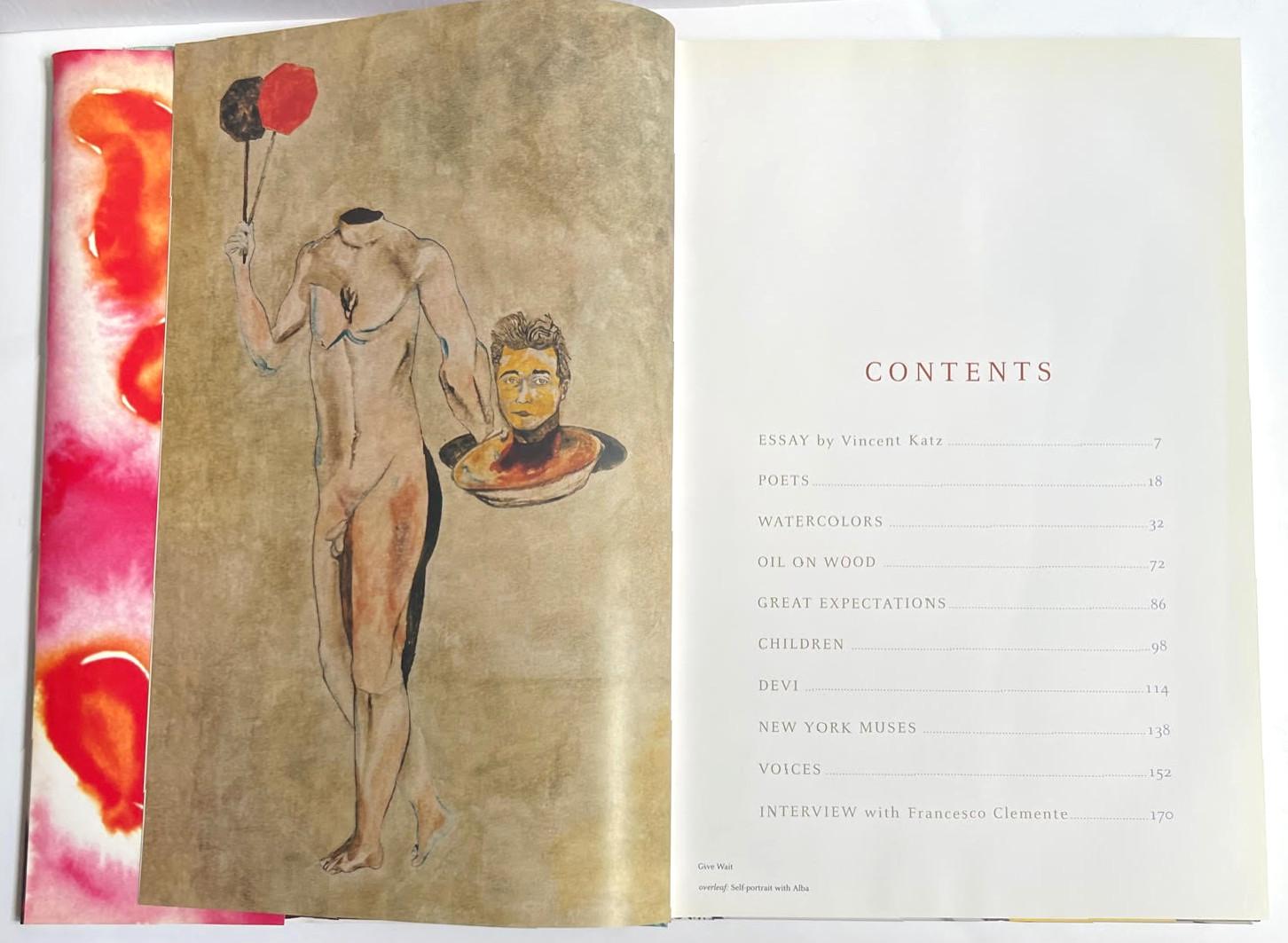 Hardback monograph: Life is Paradise (Hand signed by Francesco Clemente) For Sale 9