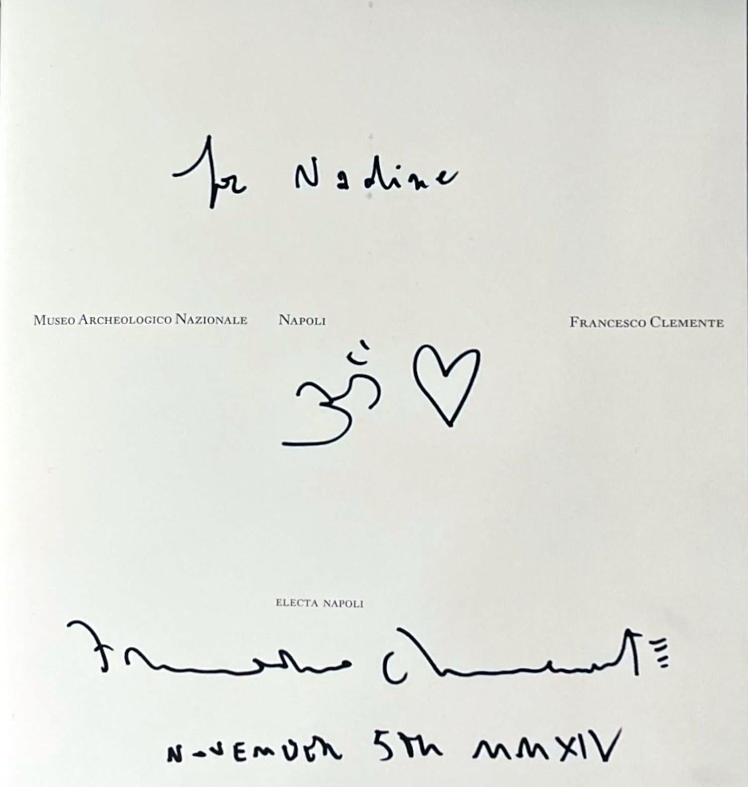 Monograph: Francesco Clemente (Hand signed, inscribed and dated 2014 (MMXIV) ) For Sale 2