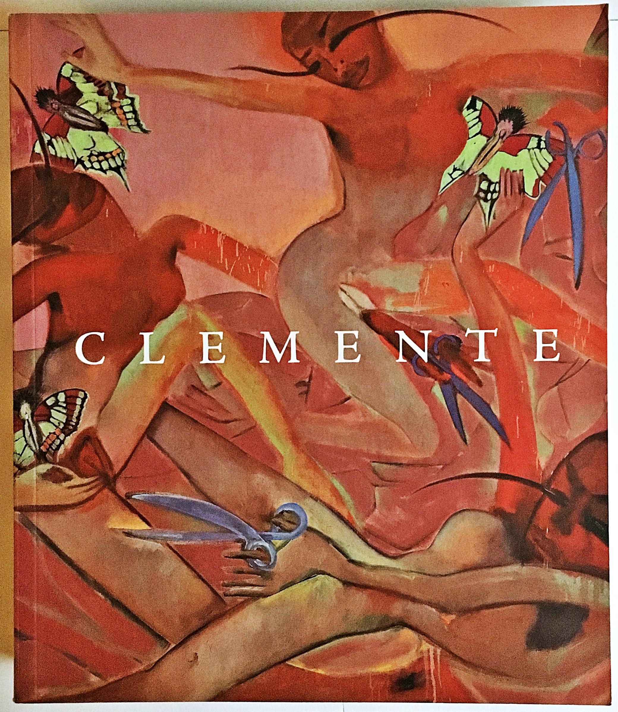 Francesco Clemente
Clemente (Hand Signed by Francesco Clemente and inscribed with a small drawing), 1998
Large Illustrated Softback Exhibition Catalogue. (Hand signed and inscribed to Richard Gombar by Francesco Clemente with a drawing