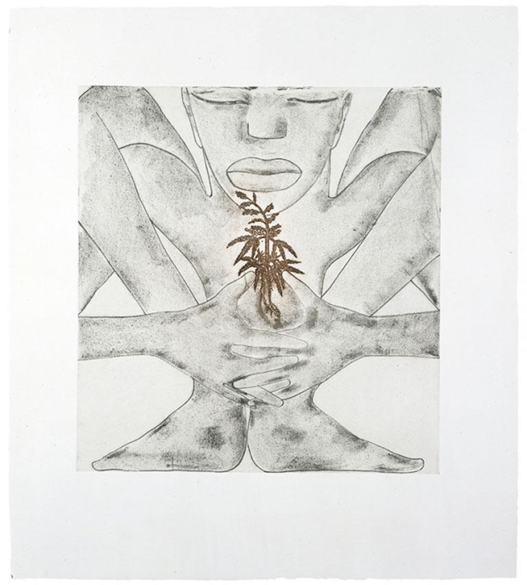 NORTH
Year: 1992
Medium: 2-color, soft ground etching
Paper Size: 28 x 25 inches (71 x 64 cm)
Plate Size: 19 x 18 inches (48 x 46 cm)
Edition: 60
Price: $6,000 

Suite of four also available 

Francesco Clemente was born in Naples, Italy, in 1952.
