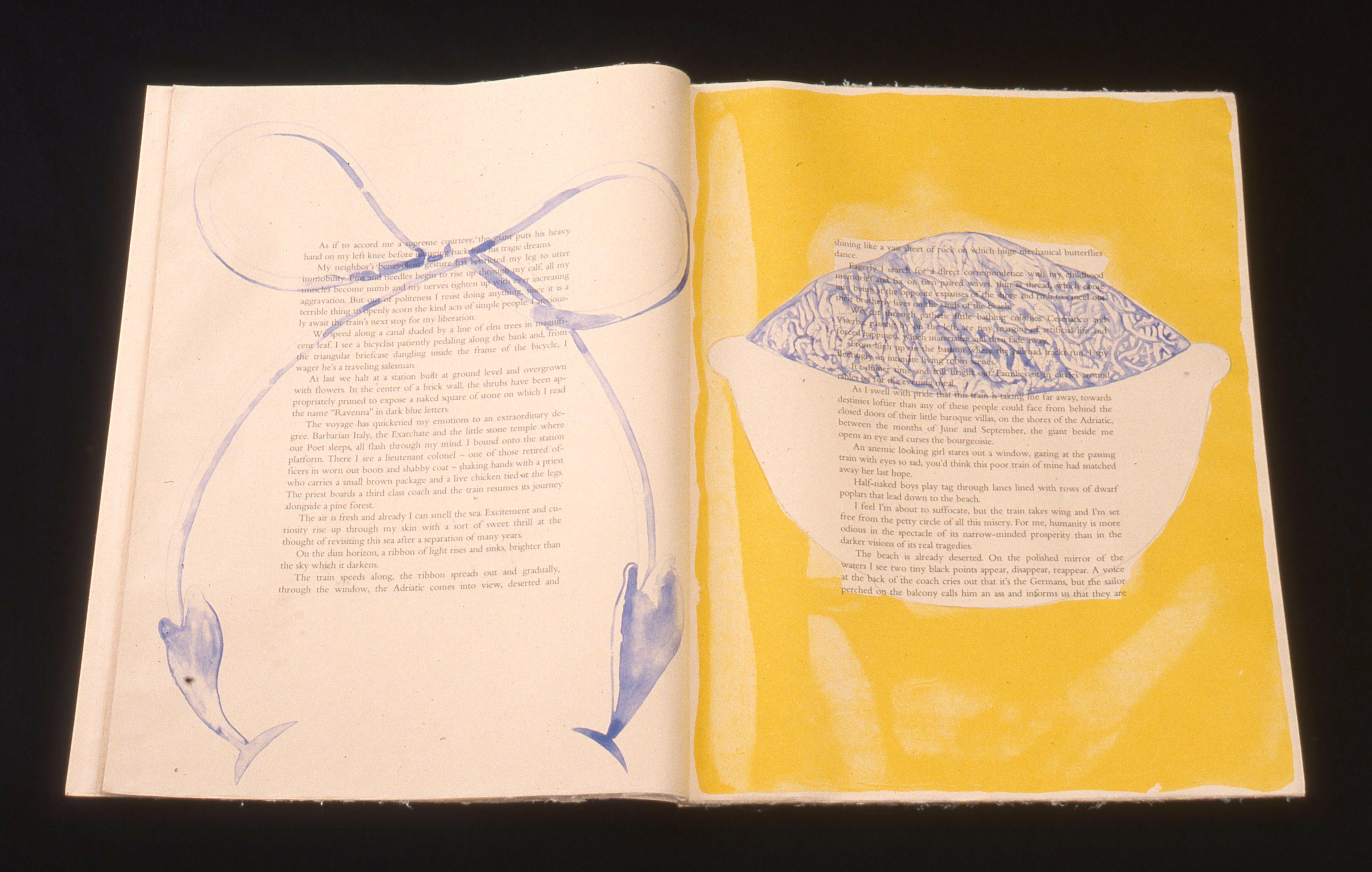 The Departure of the Argonaut Francesco Clemente (bound book) Alberto Savinio For Sale 4