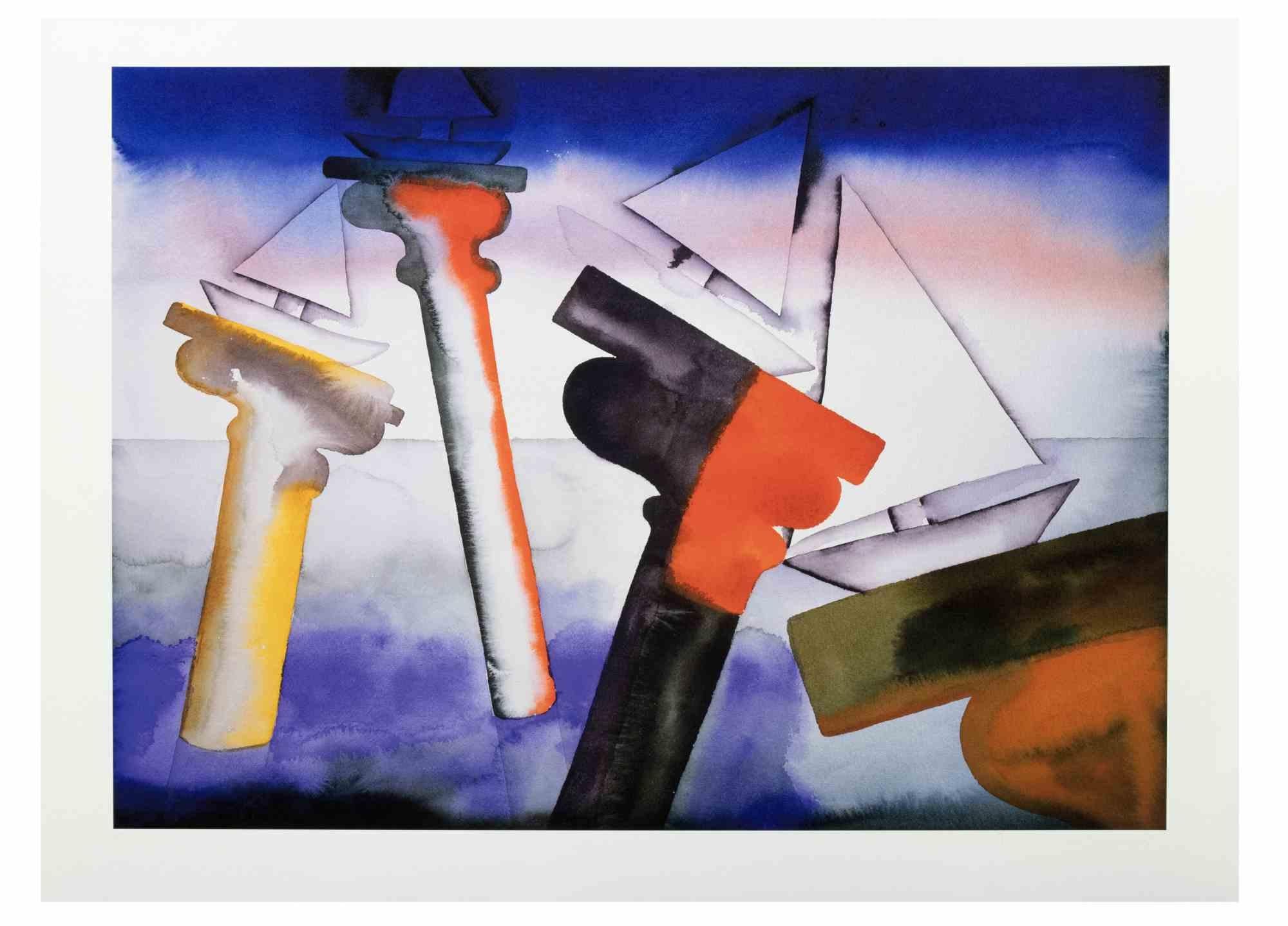 Lithograph realized in 2008.

Hand signed and numbered. Edition of 260 prints.

Belongs to the Suite "Olympc Games Beijing 2008".

Excellent condition.

Francesco Clemente's oeuvre spans three decades and has achieved international acclaim.