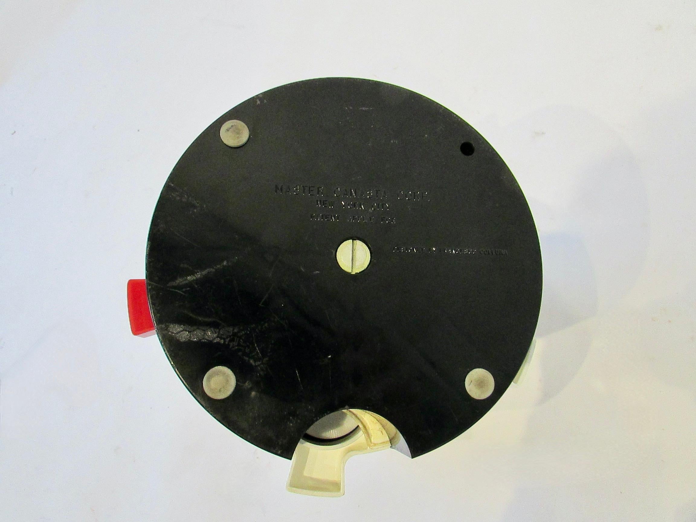 North American Francesco Collura Designed Master Canasta Poker or Gaming Chip Dispense For Sale
