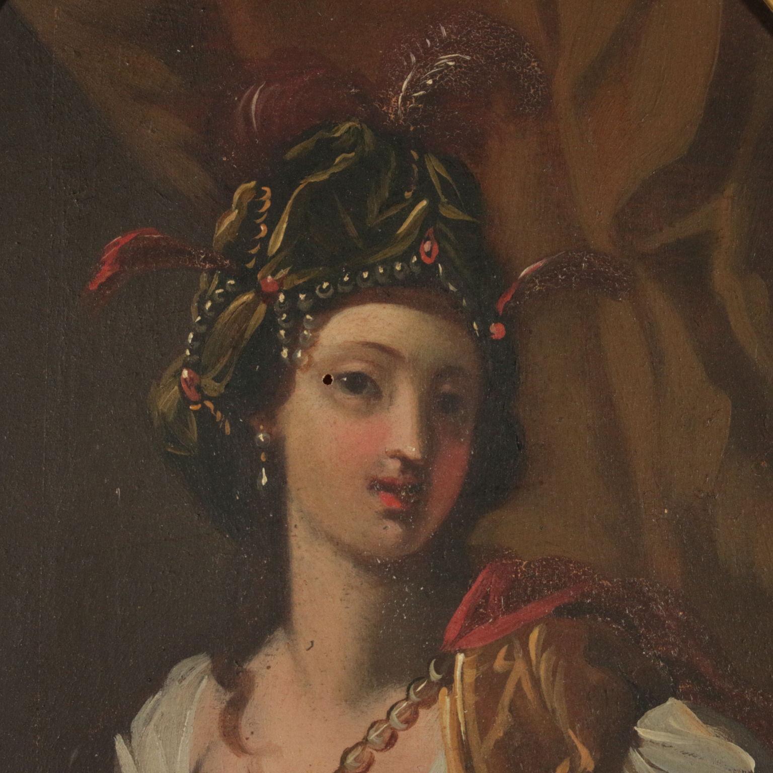 Gruppo 8 dipinti Eroine dell’antichità, Francesco Conti, XVIII secolo For Sale 16