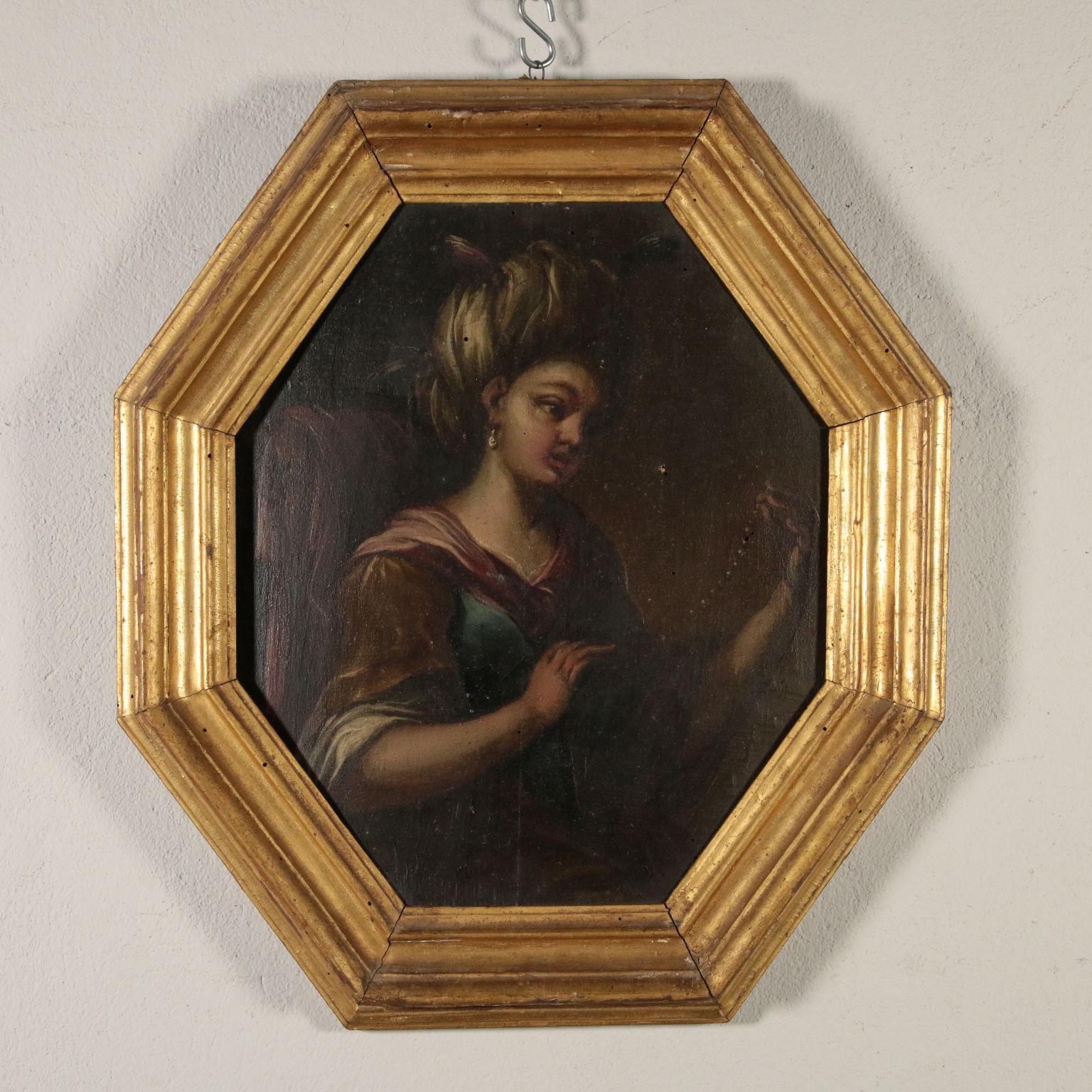 Gruppo 8 dipinti Eroine dell’antichità, Francesco Conti, XVIII secolo For Sale 4
