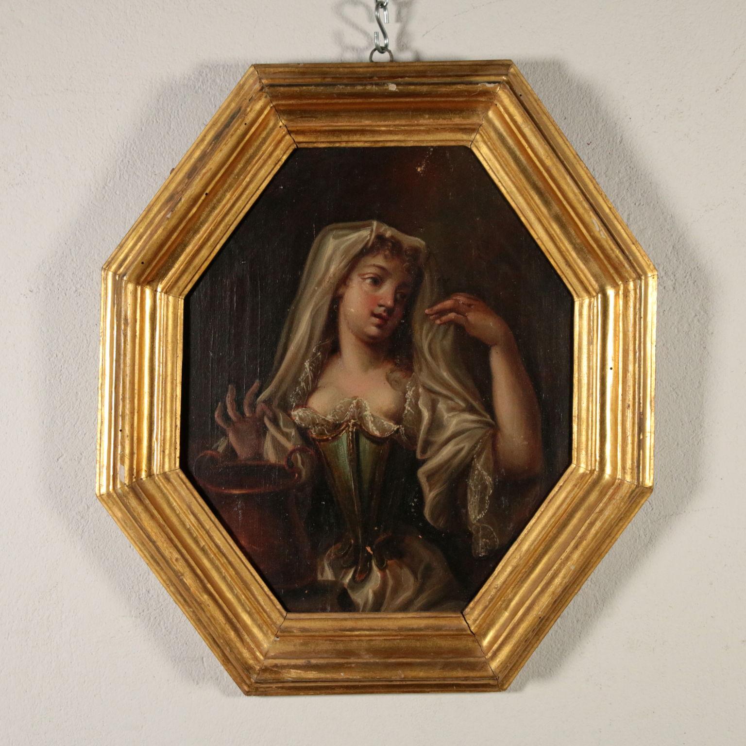 Gruppo 8 dipinti Eroine dell’antichità, Francesco Conti, XVIII secolo For Sale 5
