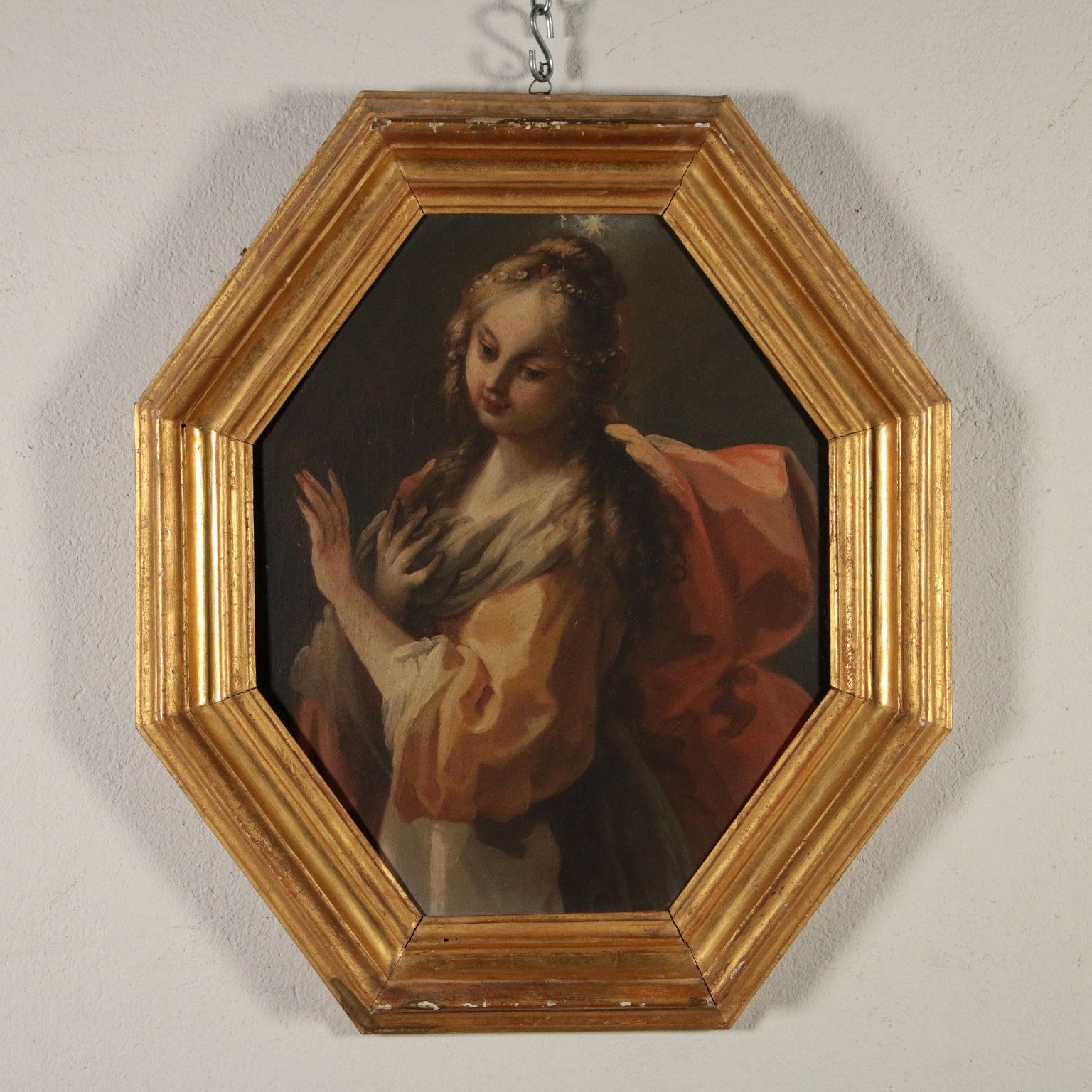 Gruppo 8 dipinti Eroine dell’antichità, Francesco Conti, XVIII secolo For Sale 6