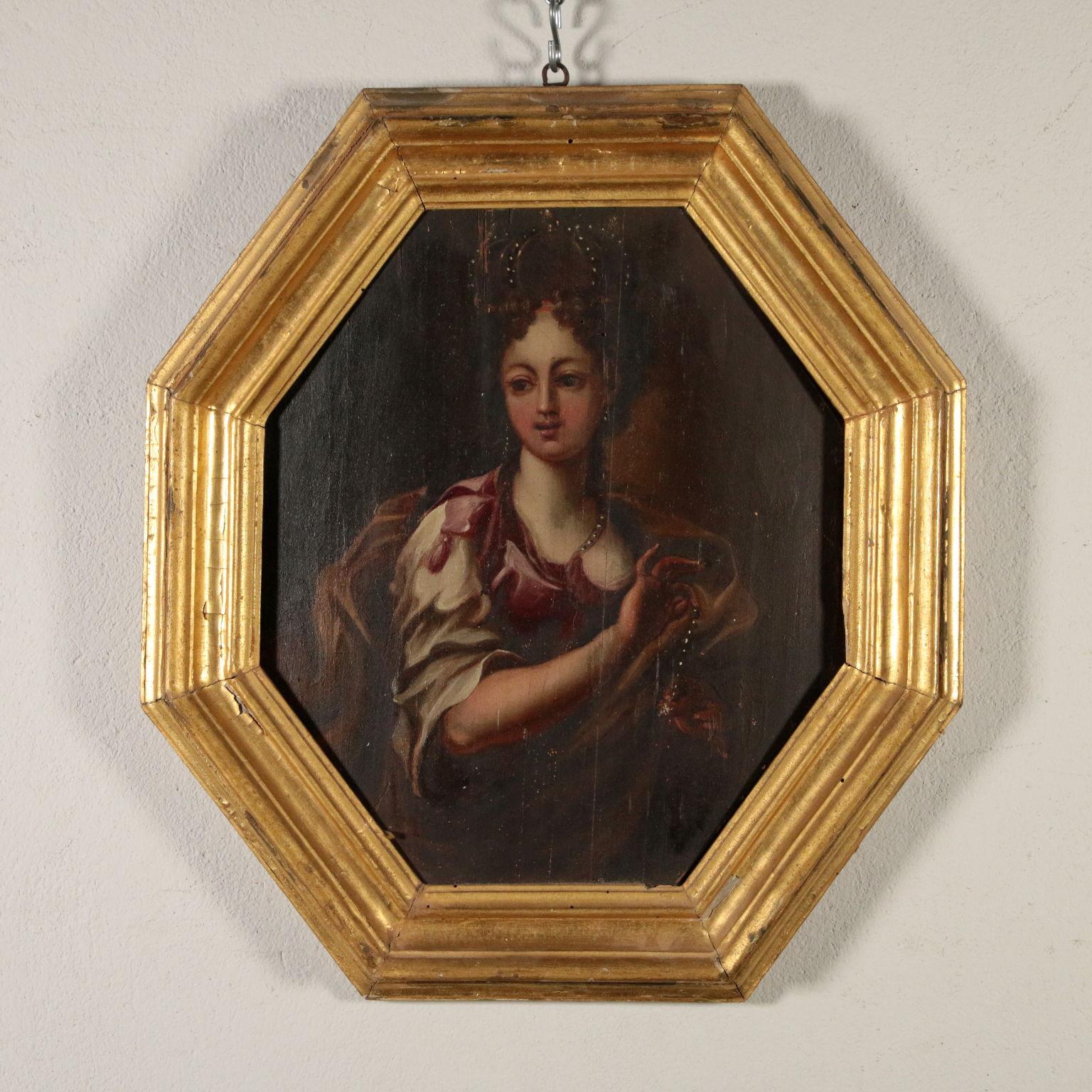 Gruppo 8 dipinti Eroine dell’antichità, Francesco Conti, XVIII secolo For Sale 7