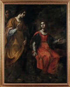 Francesco Curradi, Moses Saved from the Waters, Oil on Canvas 17th Century