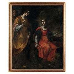 Francesco Curradi, Moses Saved from the Waters, Oil on Canvas 17th Century