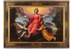 16th Century By Francesco Curradi Glory of Saint Catherine of Alexandria Paint