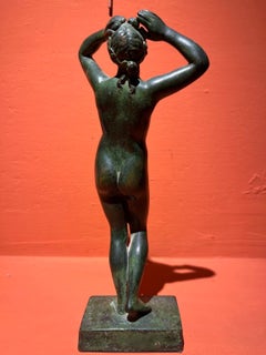 Statua bronzetto figurativo mitologico nudo manierismo del XIX secolo