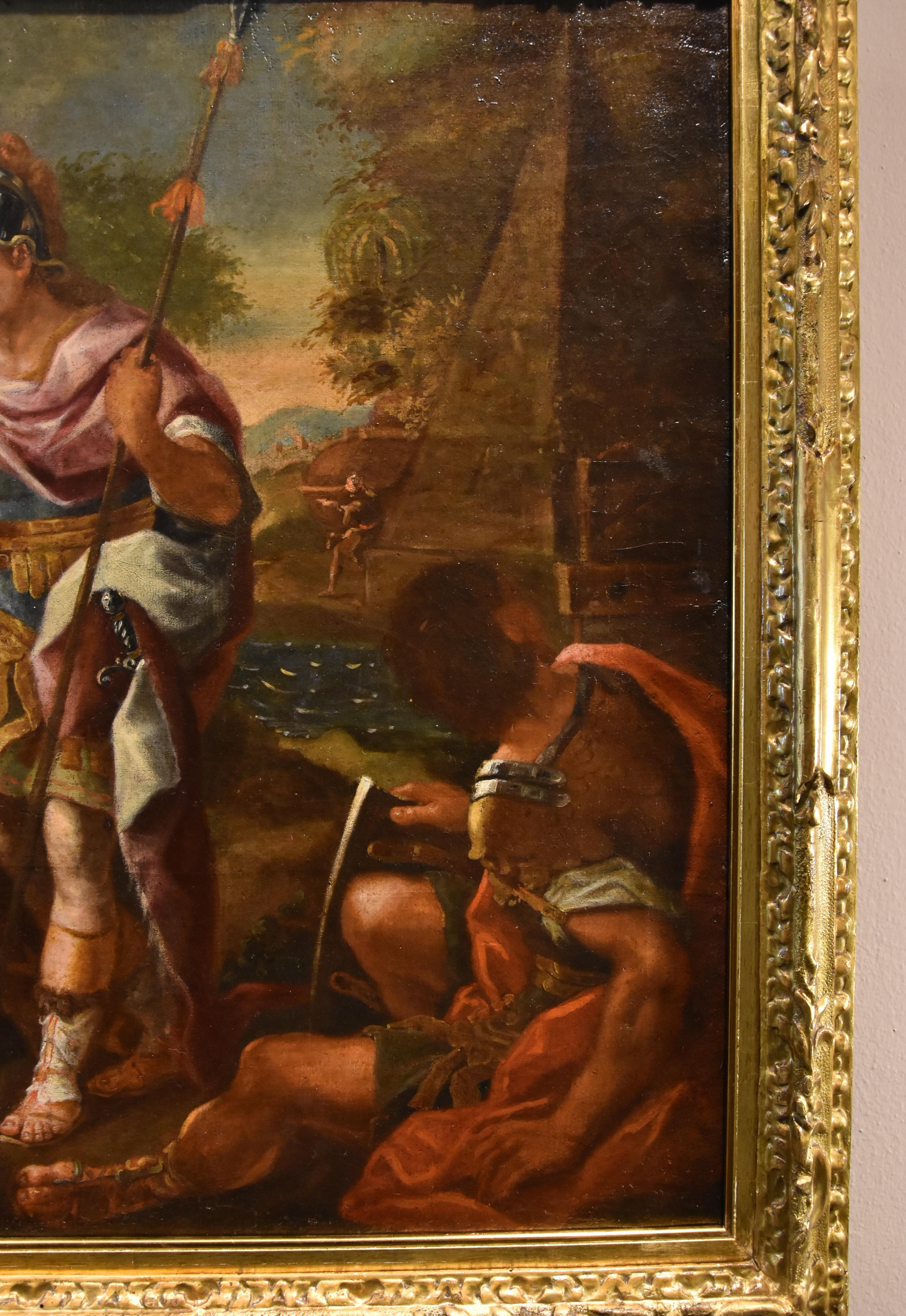 Alexander The Great De Mura, Gemälde Öl auf Leinwand, 18. Jahrhundert, Alter Meister, Italien im Angebot 7