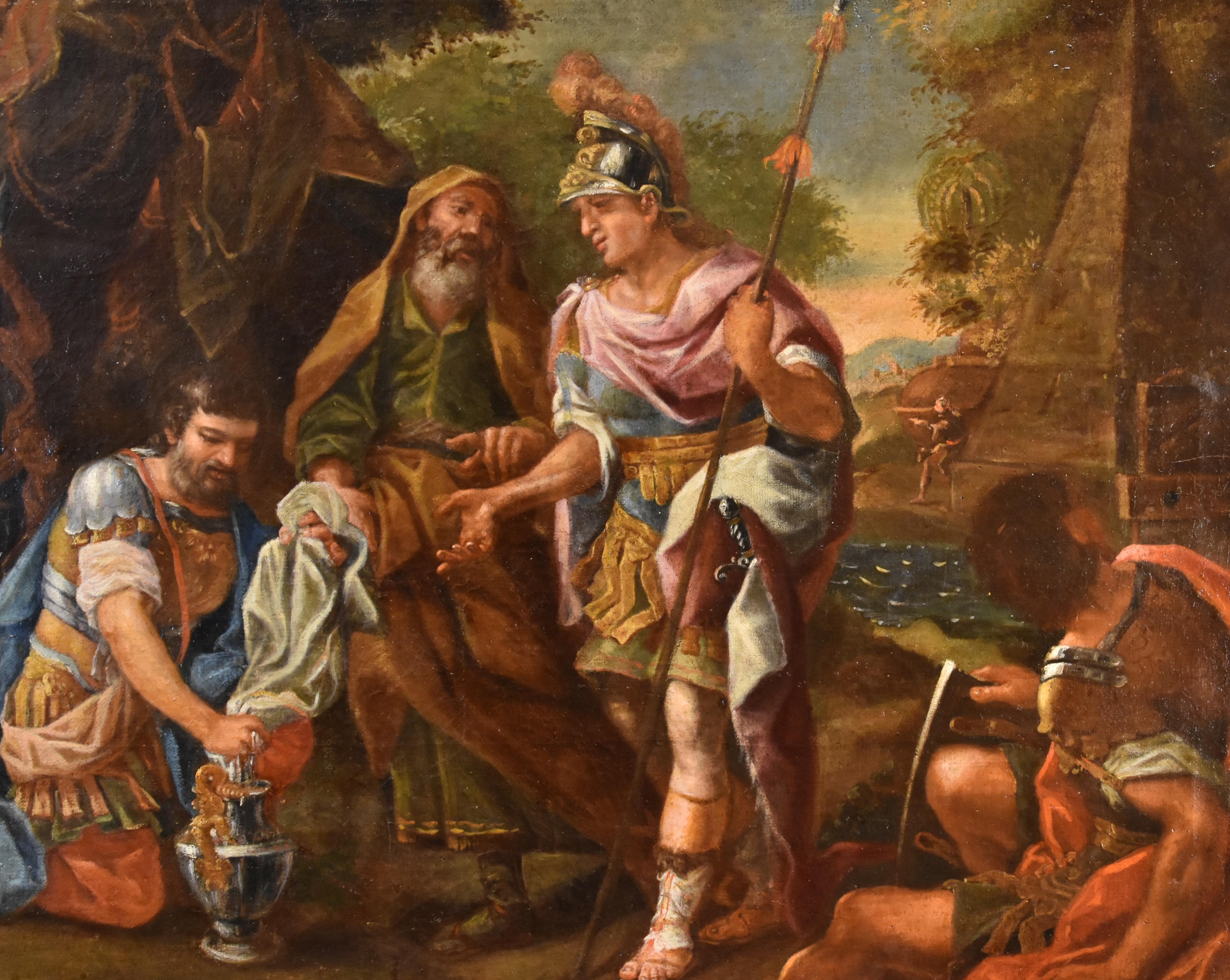 Alexander The Great De Mura, Gemälde Öl auf Leinwand, 18. Jahrhundert, Alter Meister, Italien im Angebot 2