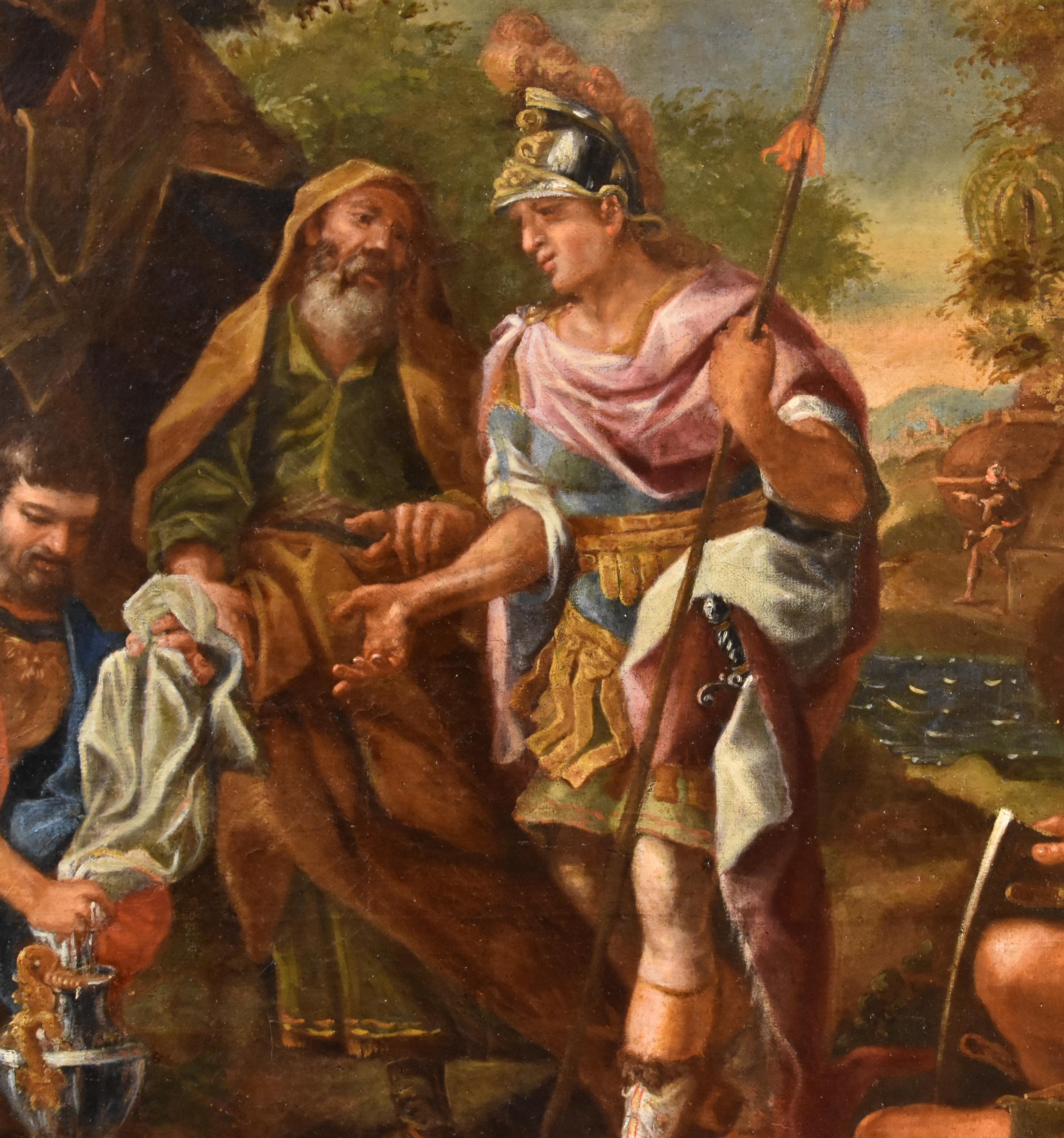 Alexander The Great De Mura, Gemälde Öl auf Leinwand, 18. Jahrhundert, Alter Meister, Italien im Angebot 3