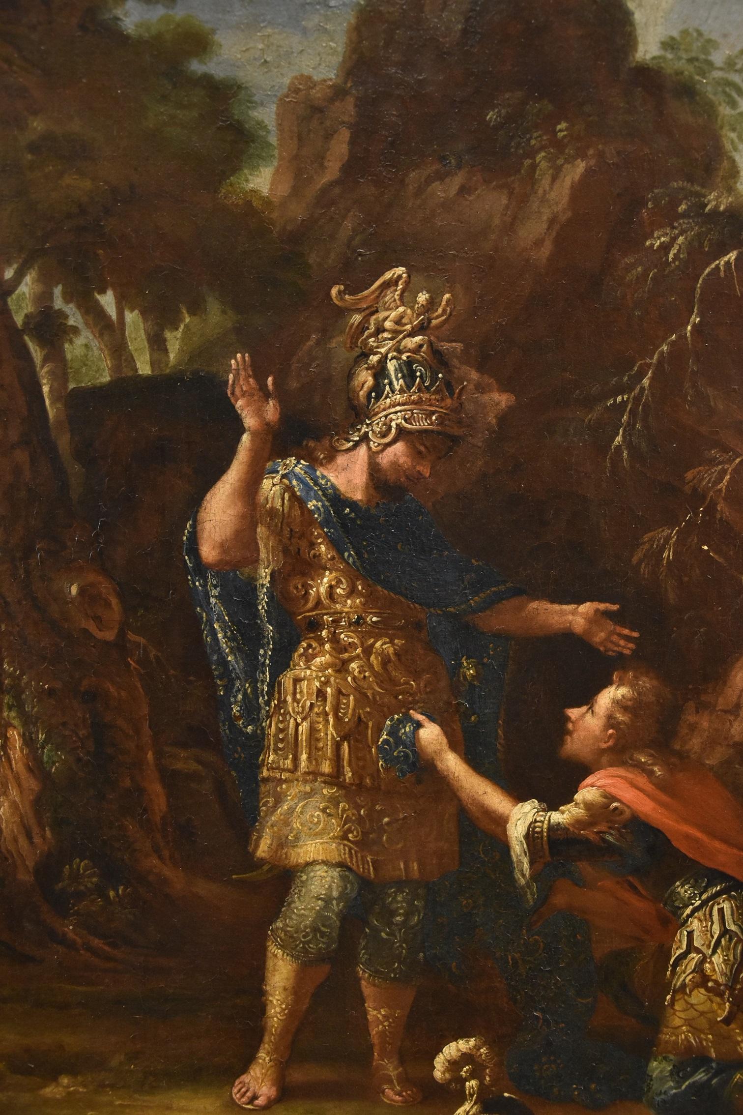 Alexander The Great Persians Fontebasso 18th Century Paint Oil on canvas For Sale 8
