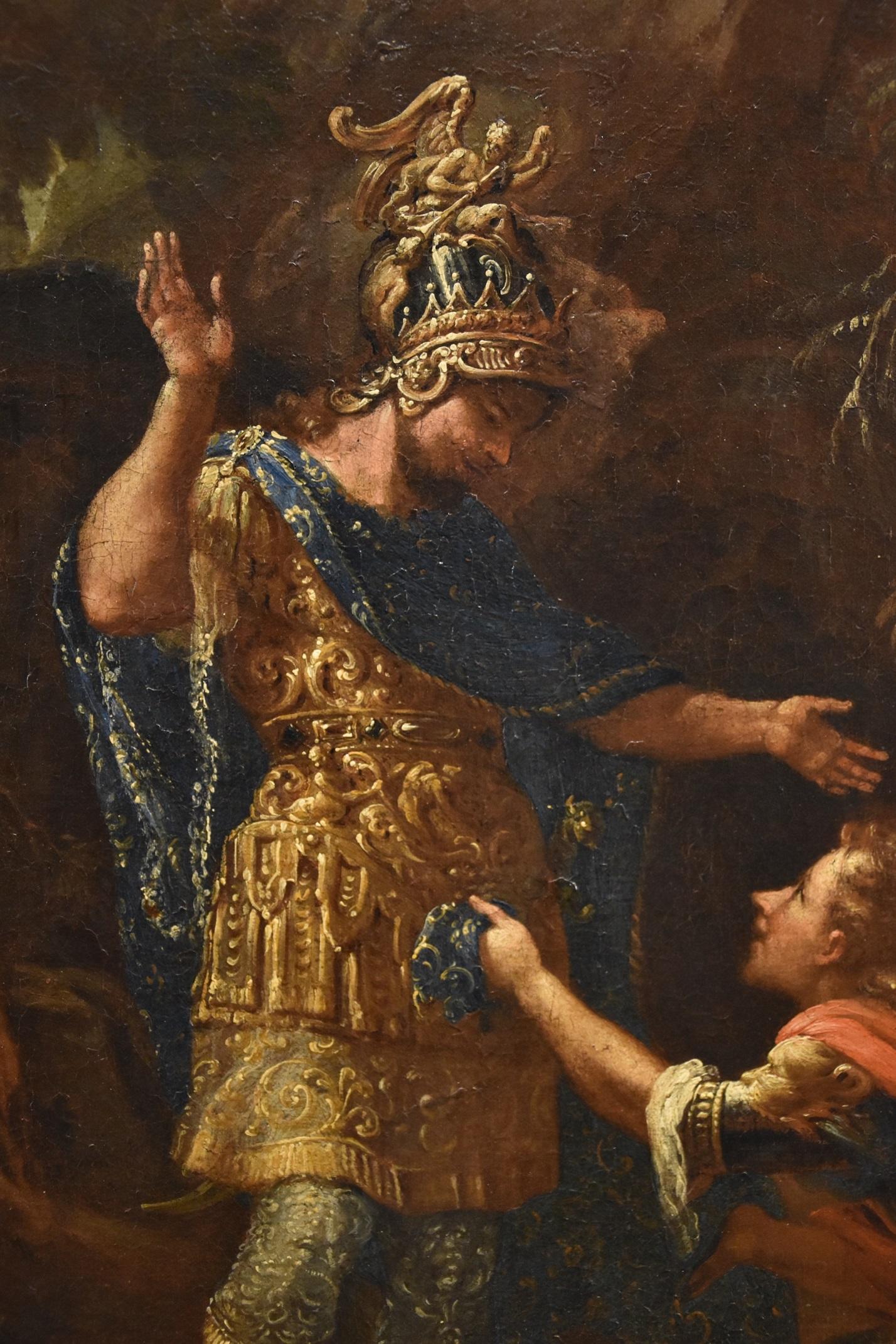 Alexander The Great Persians Fontebasso 18th Century Paint Oil on canvas For Sale 10