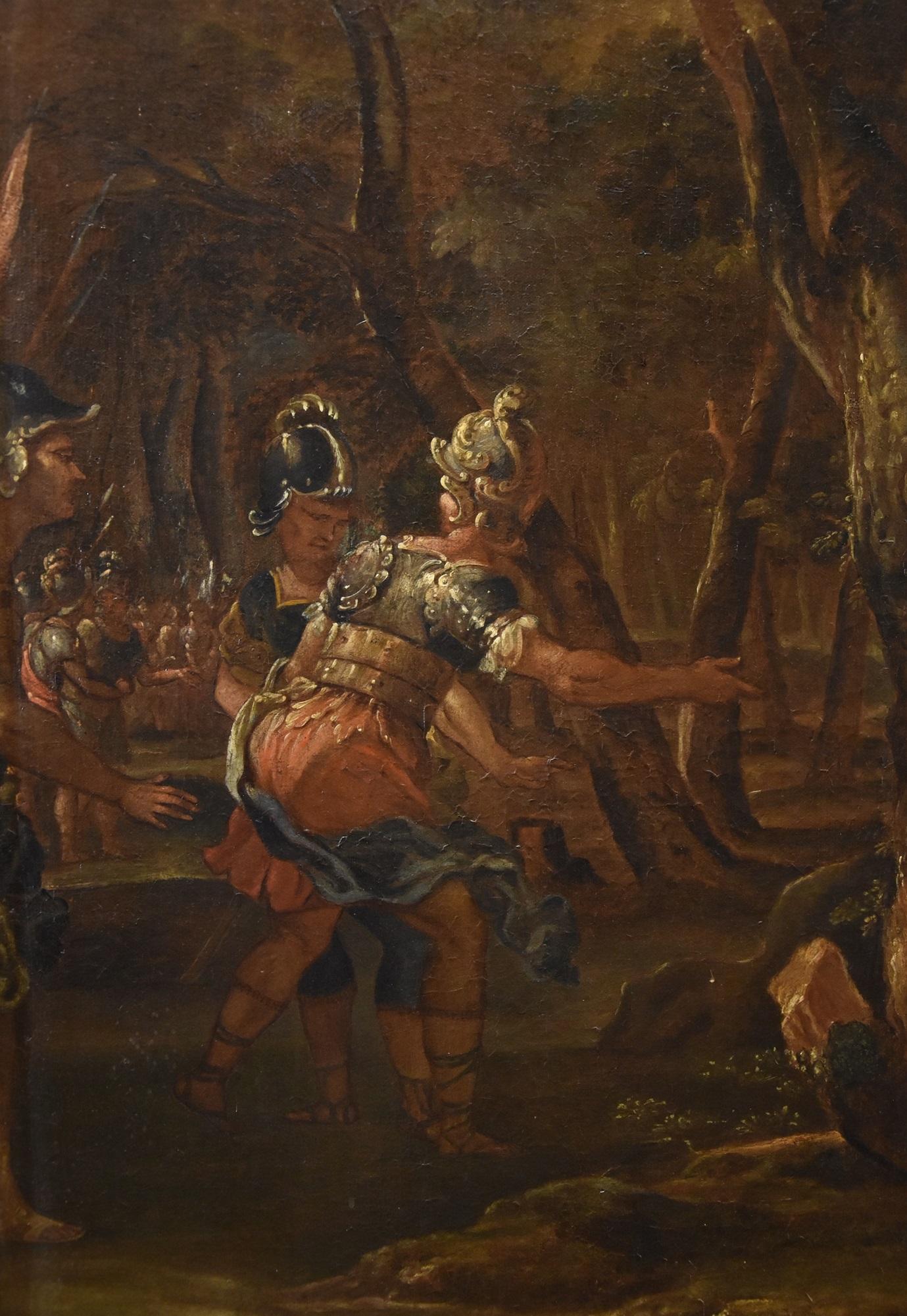 Alexander The Great Persians Fontebasso 18th Century Paint Oil on canvas For Sale 11