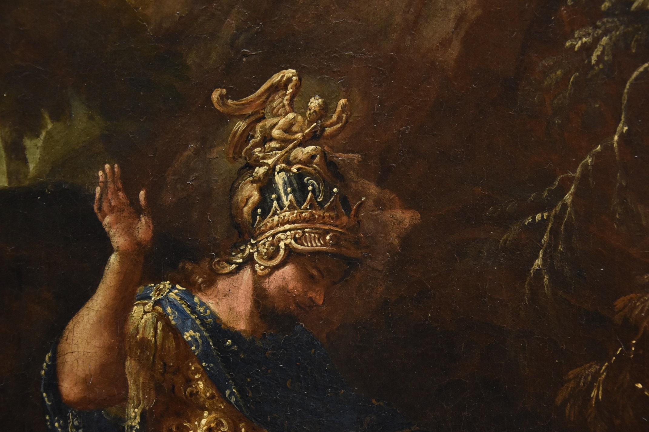 Alexander The Great Persians Fontebasso 18th Century Paint Oil on canvas For Sale 12