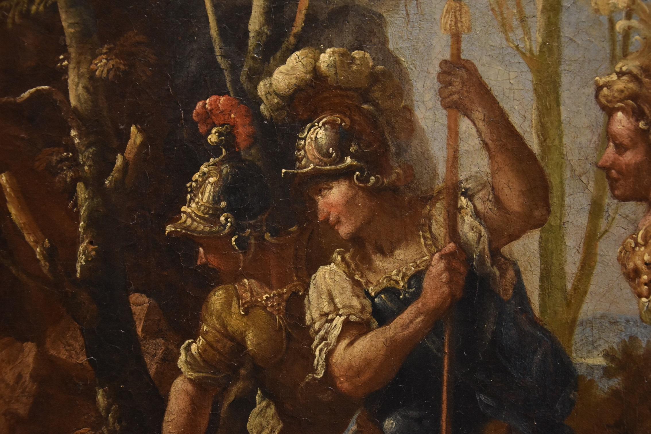 Alexander The Great Persians Fontebasso 18th Century Paint Oil on canvas For Sale 13