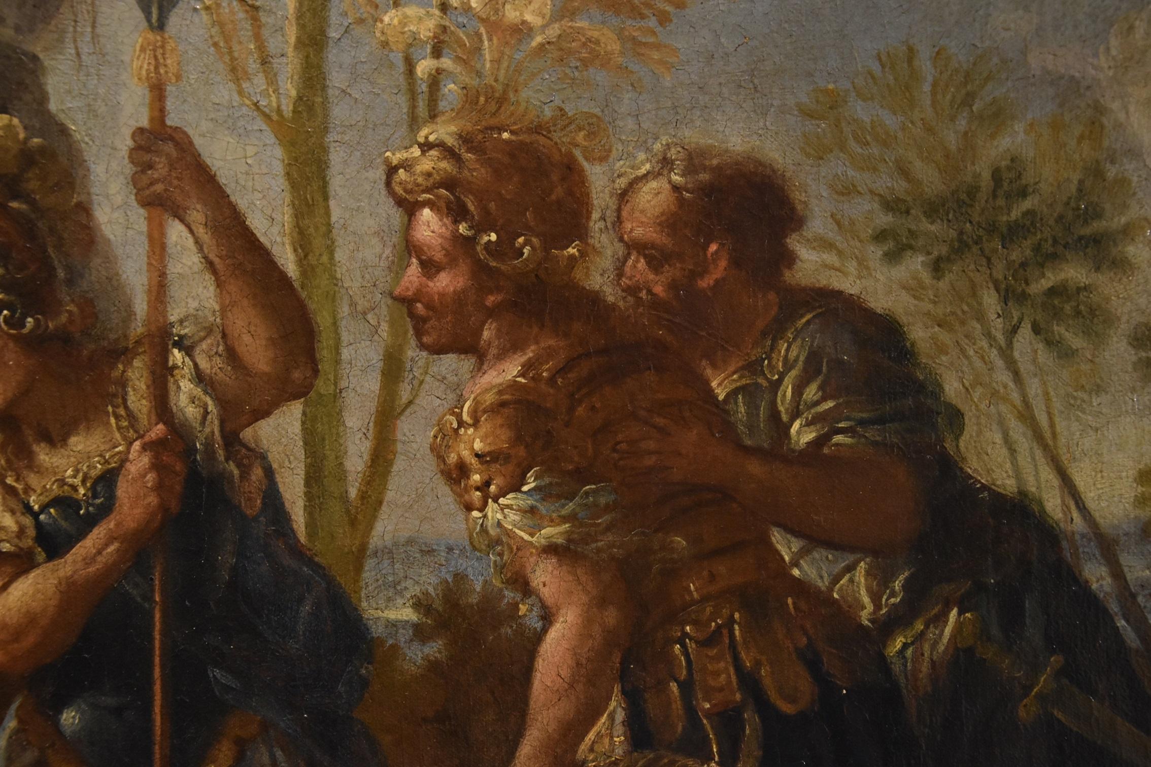 Alexander The Great Persians Fontebasso 18th Century Paint Oil on canvas For Sale 14