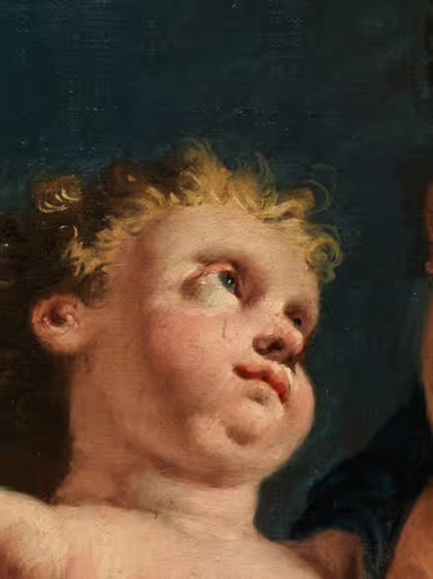 Huile sur toile du 18ème siècle par Francesco Fontebasso, Allégorie de la toilette en vente 2