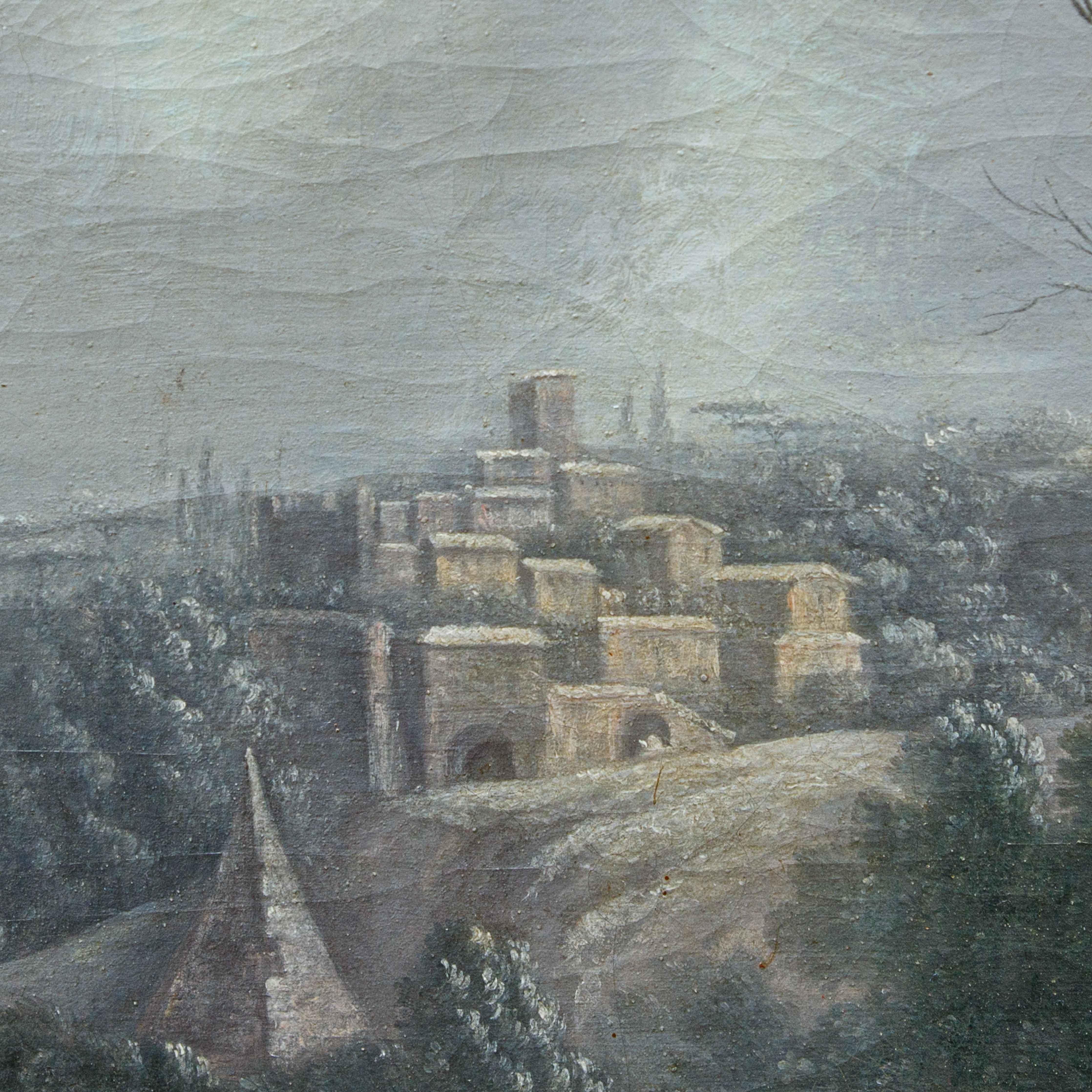Fantastique vue hivernale peinte par Francesco Foschi 4