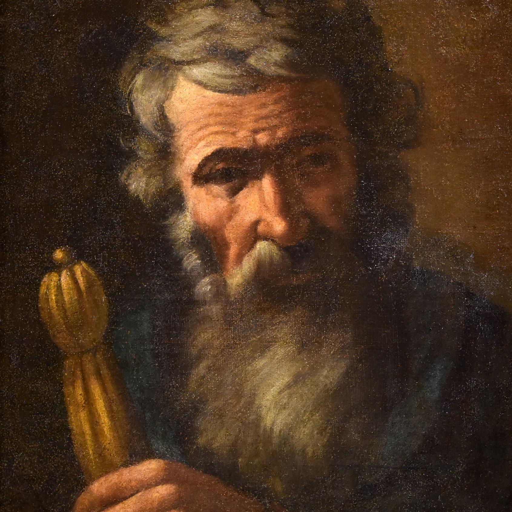 Saint Paul the Apostle
Francesco Fracanzano (Monopoli, 1612 - Naples, 1656) circle of
Oil on canvas (54 x 42 cm. - Framed 71 x 58 cm.)

The work shows us the intense image of St. Paul the Apostle, portrayed according to the typical iconography that